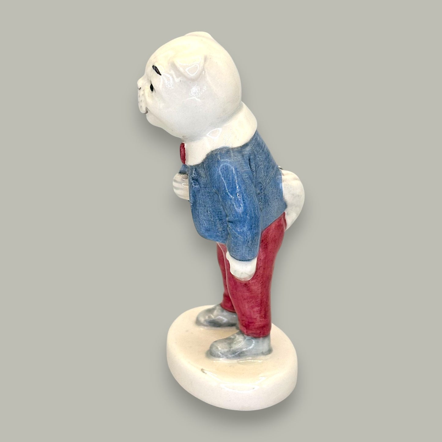 Algy Pug Figurine – Rupert and His Friends Collection (1981) Beswick England