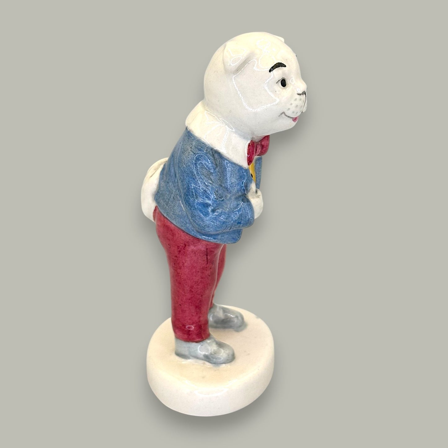 Algy Pug Figurine – Rupert and His Friends Collection (1981) Beswick England
