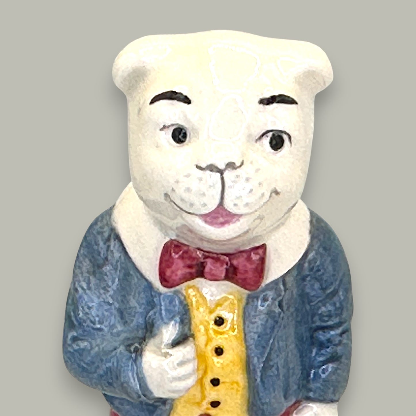 Algy Pug Figurine – Rupert and His Friends Collection (1981) Beswick England
