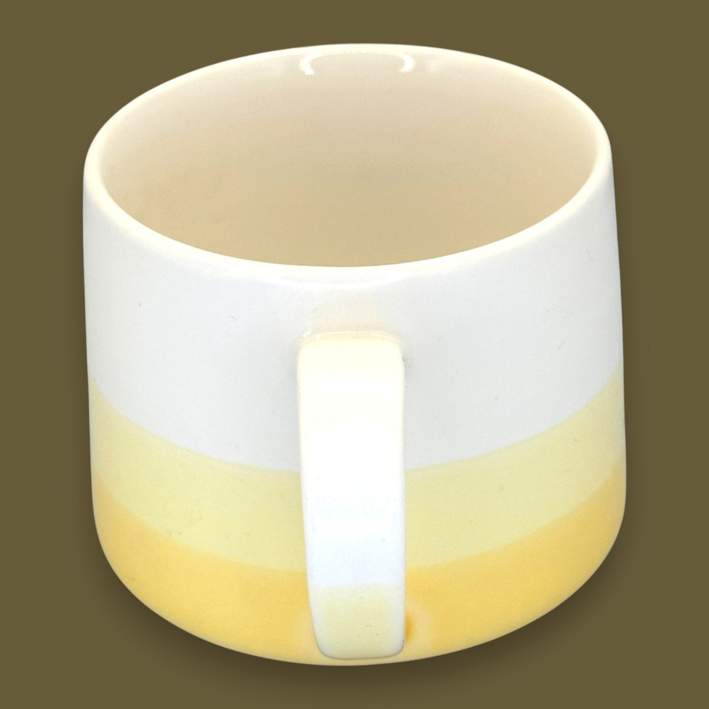 Starbucks Yellow & White Ombre Replacement Mug – 10 fl oz / 296 mL