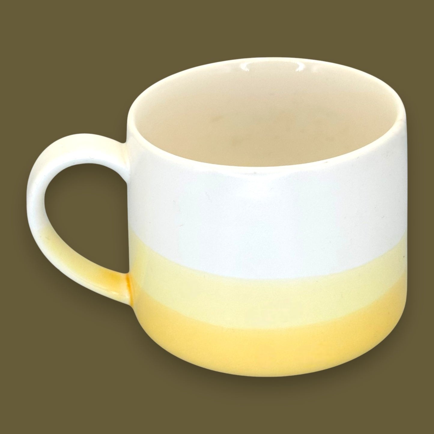 Starbucks Yellow & White Ombre Replacement Mug – 10 fl oz / 296 mL