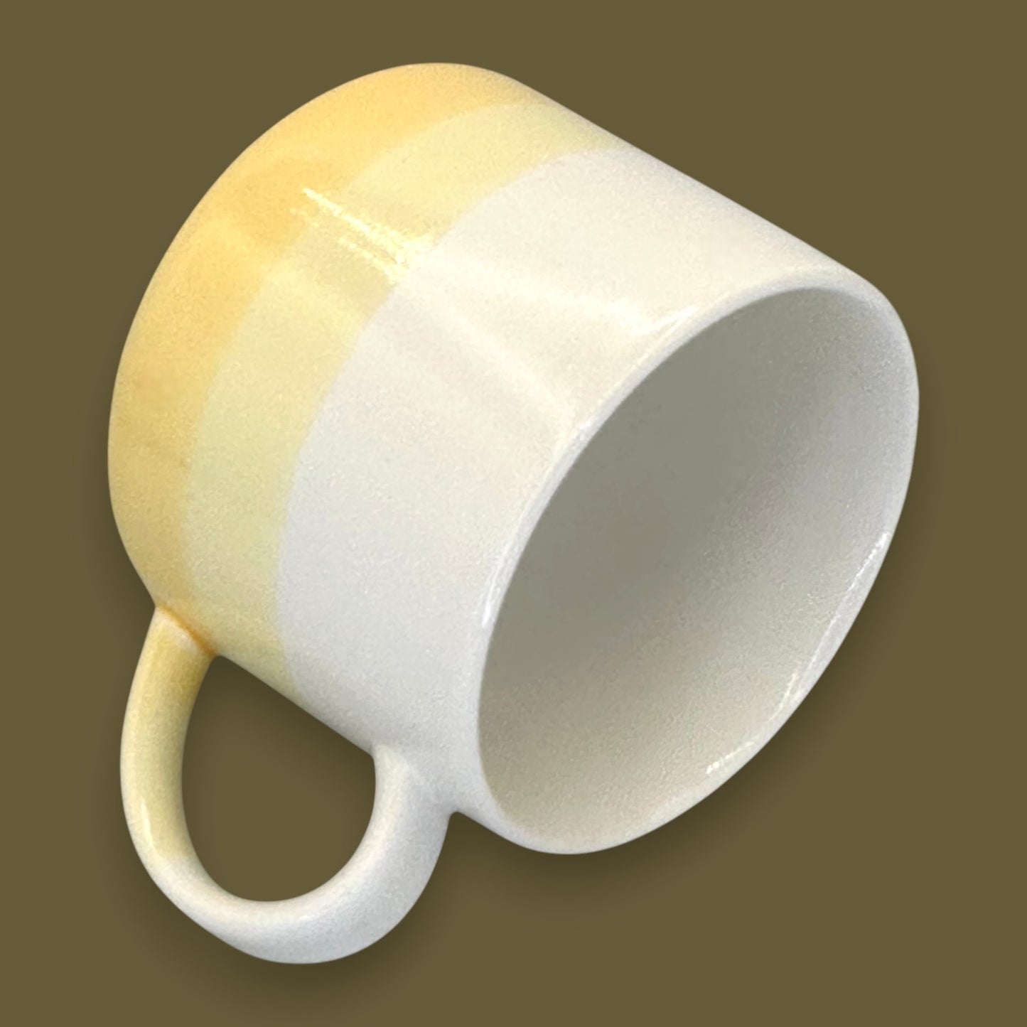 Starbucks Yellow & White Ombre Replacement Mug – 10 fl oz / 296 mL