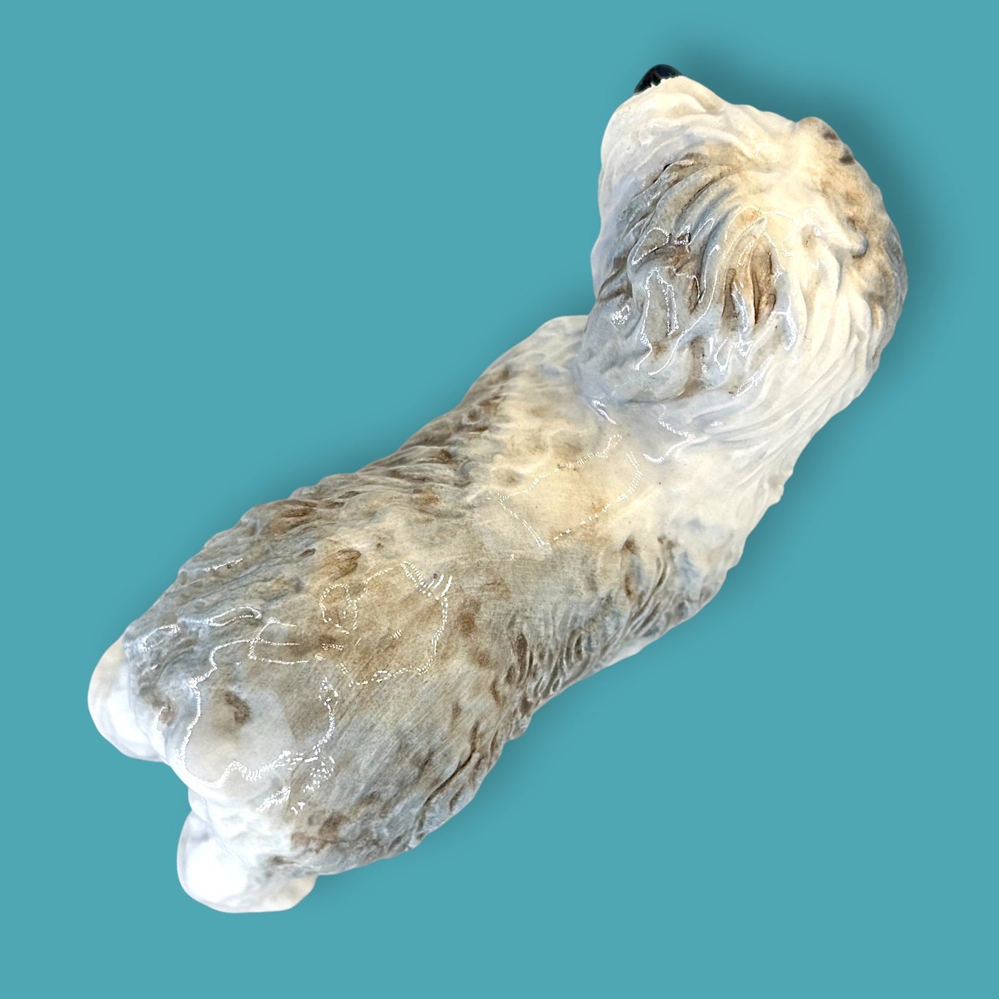 Old English Sheepdog Figurine – Vintage Sylvac Pottery Collectible