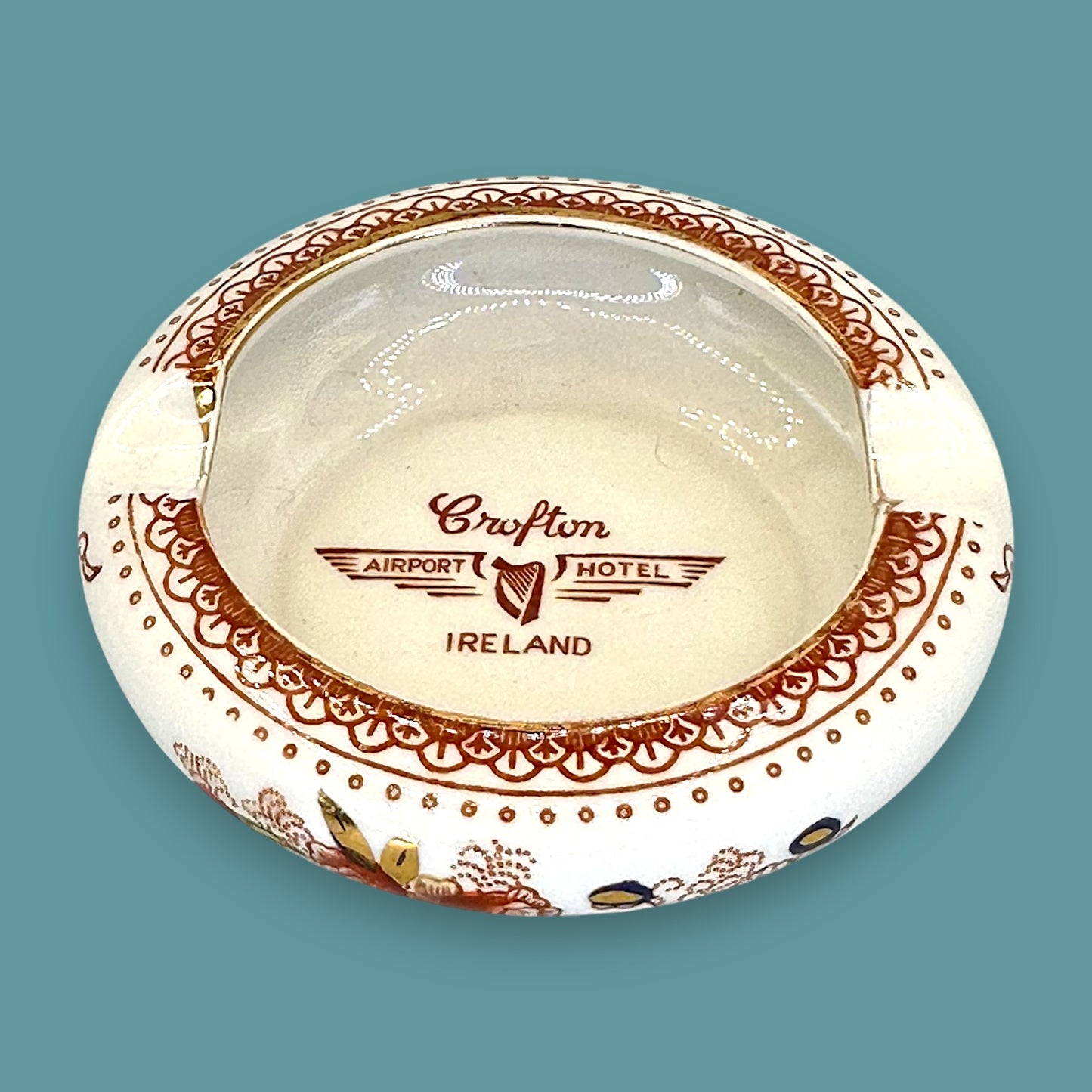 Crofton Airport Hotel Ashtray - Dublin Ireland - Vintage Ashtray - Irish