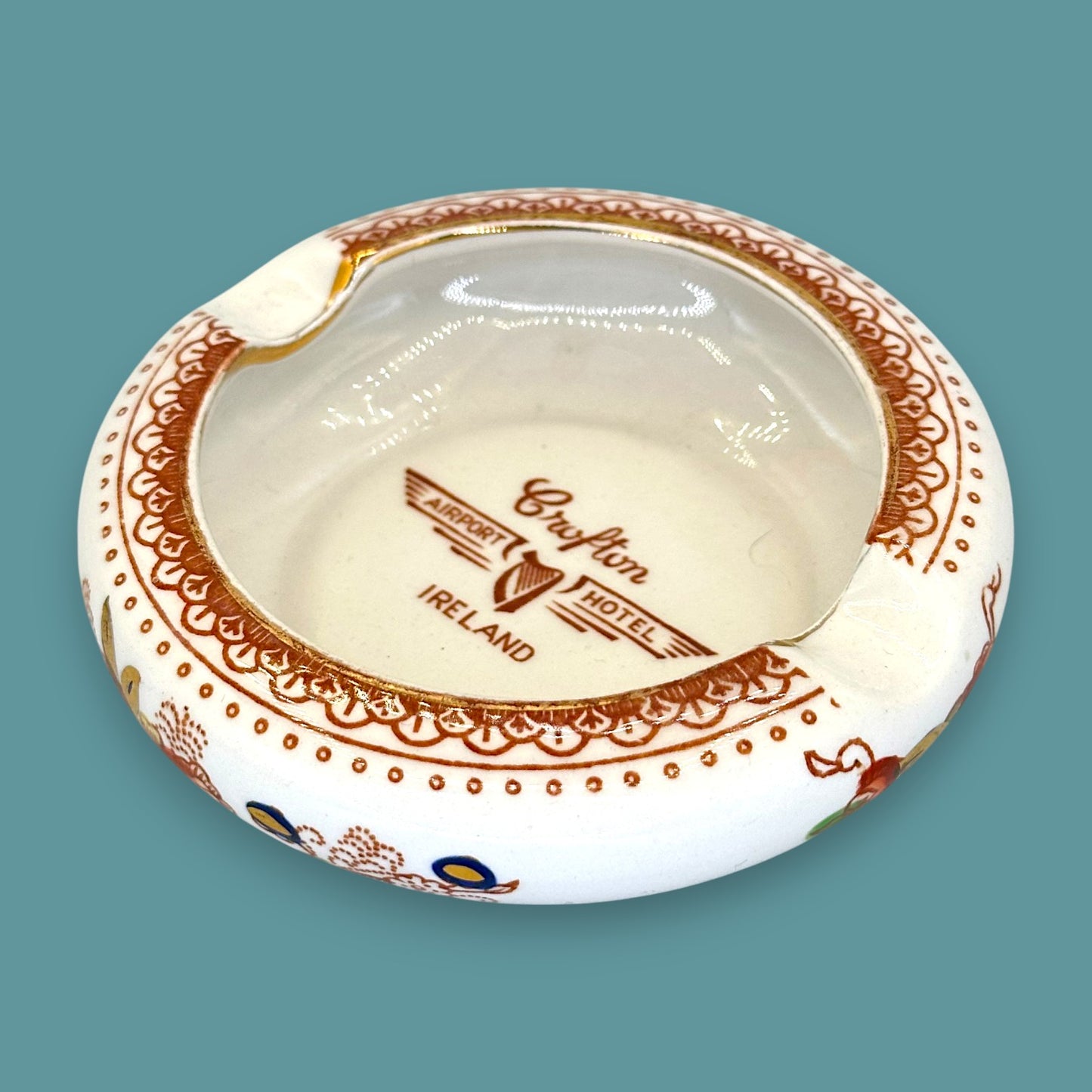 Crofton Airport Hotel Ashtray - Dublin Ireland - Vintage Ashtray - Irish