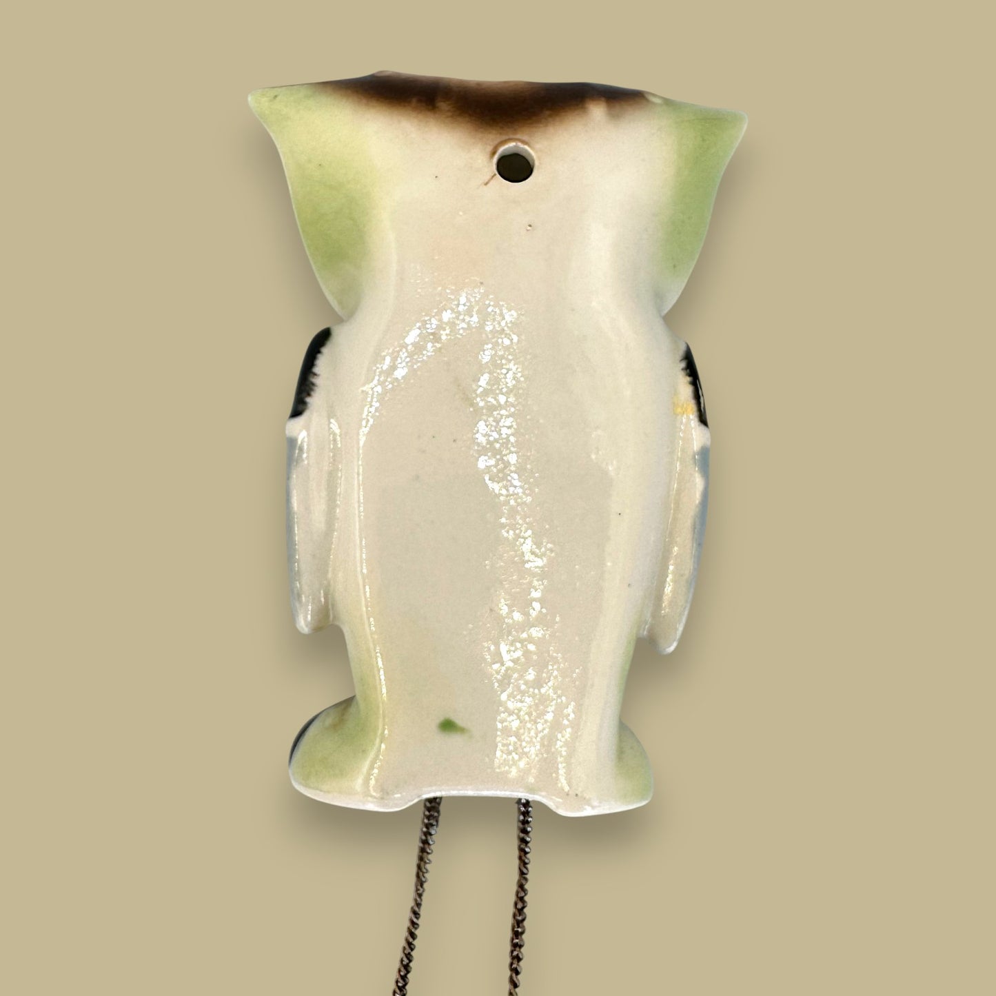 Owl Cuckoo Clock Pottery Wall Pocket – Mid-Century Modern Kitsch