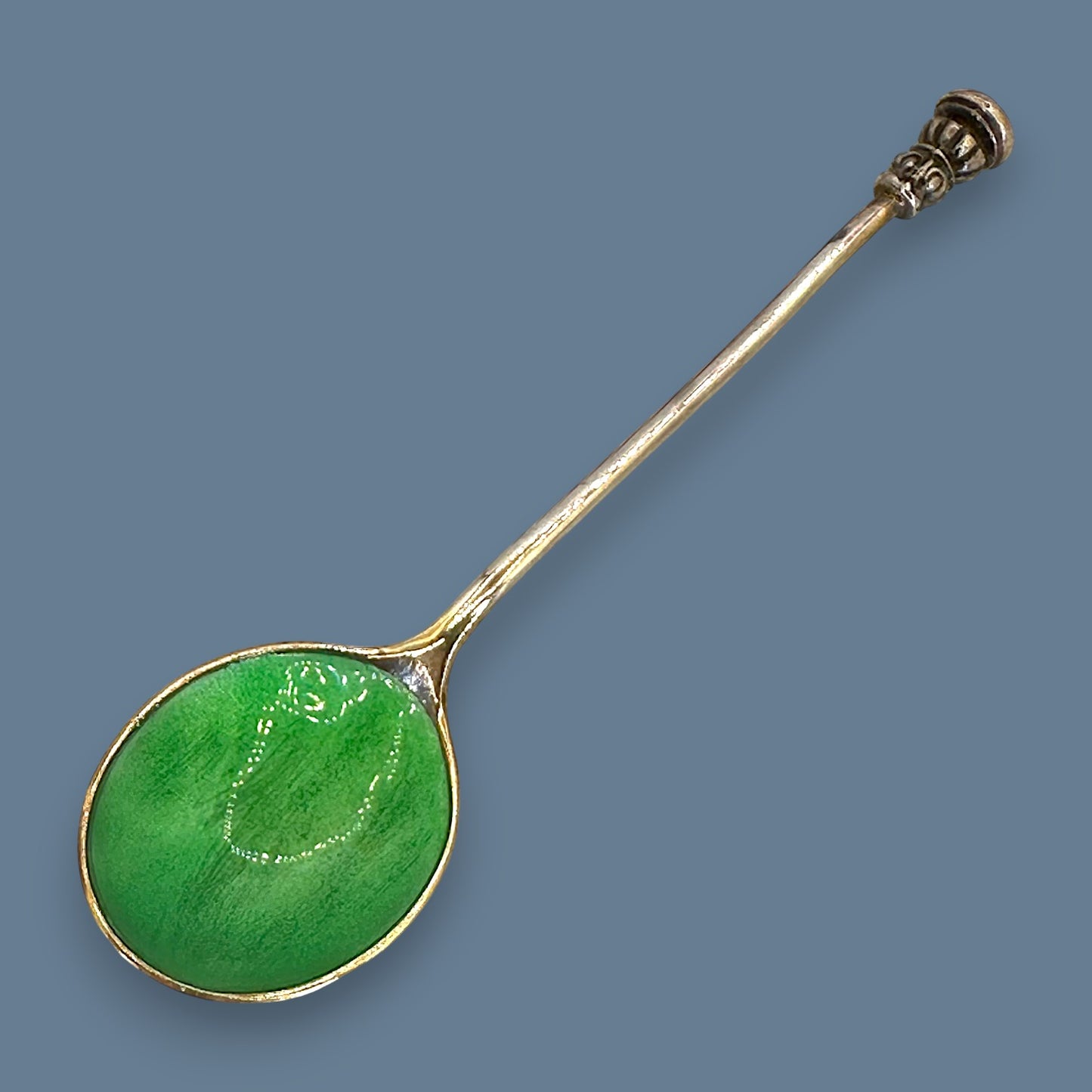 Sterling Silver Demitase Spoons with Coloured Enamel – Boxed Collector Set - Harrods London