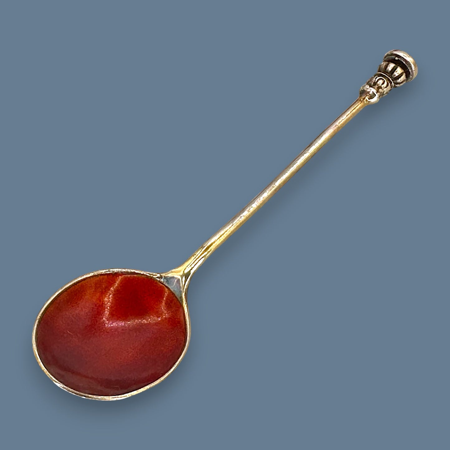 Sterling Silver Demitase Spoons with Coloured Enamel – Boxed Collector Set - Harrods London