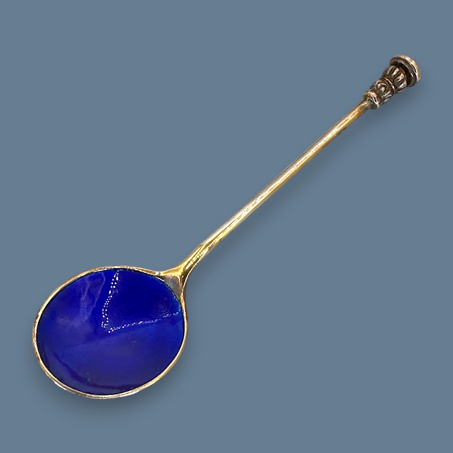 Sterling Silver Demitase Spoons with Coloured Enamel – Boxed Collector Set - Harrods London
