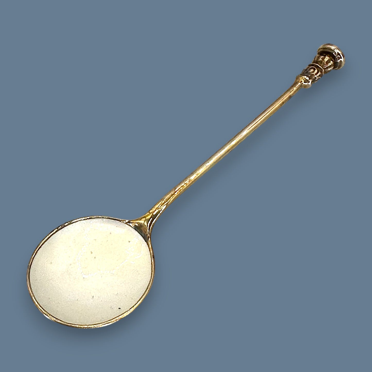 Sterling Silver Demitase Spoons with Coloured Enamel – Boxed Collector Set - Harrods London