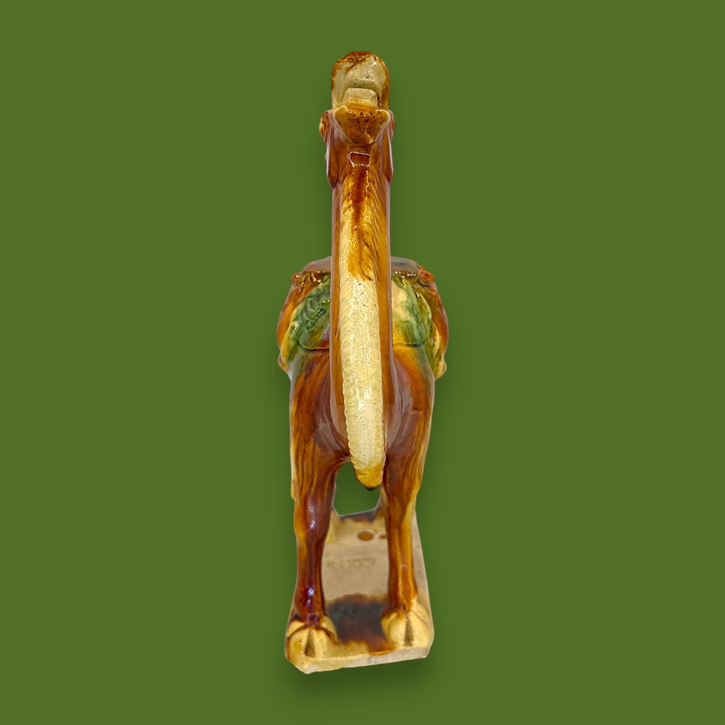 Mid-20th Century SanCai Tang Style Ceramic Camel Figure