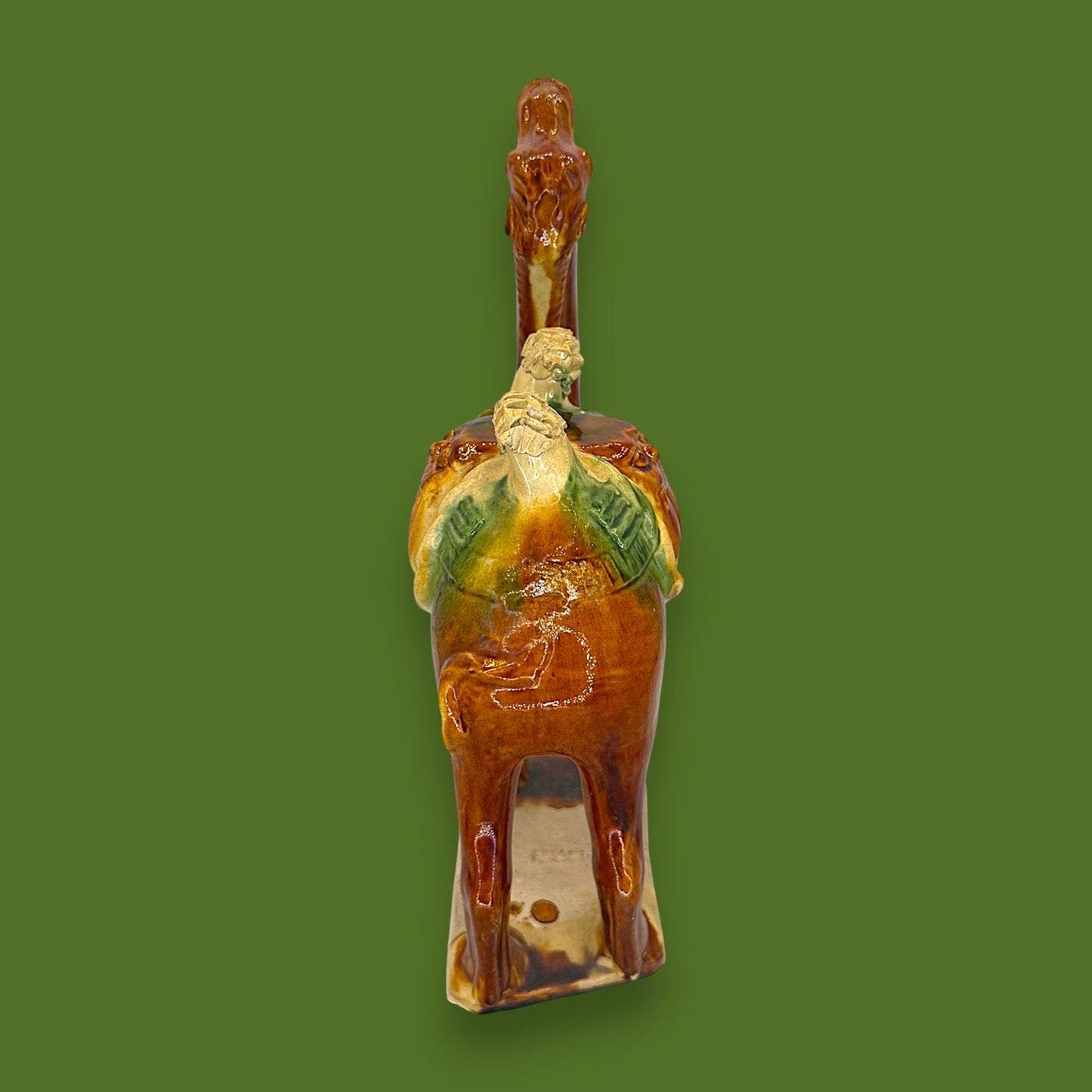 Mid-20th Century SanCai Tang Style Ceramic Camel Figure