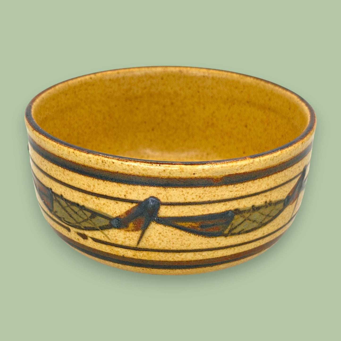 Vintage Otagiri Sardine Fish Bowl – MCM Speckled Stoneware Serving Dish