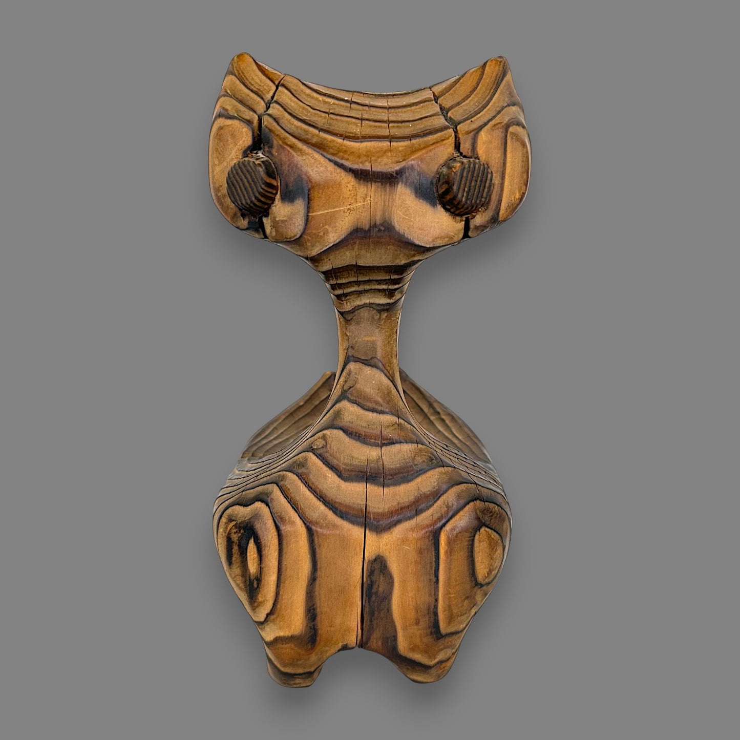 Vintage 1970’s Witco Cat – Abstract Mid-Century Cedar Sculpture