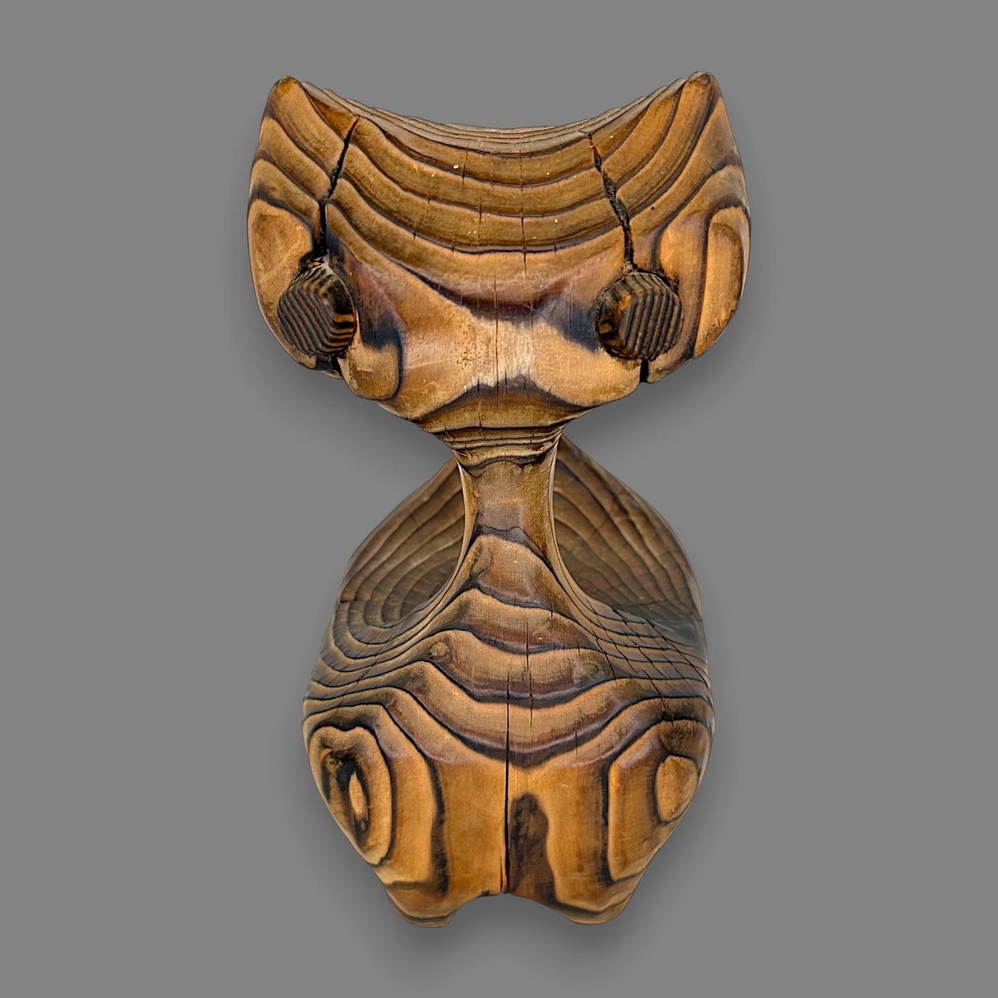 Vintage 1970’s Witco Cat – Abstract Mid-Century Cedar Sculpture