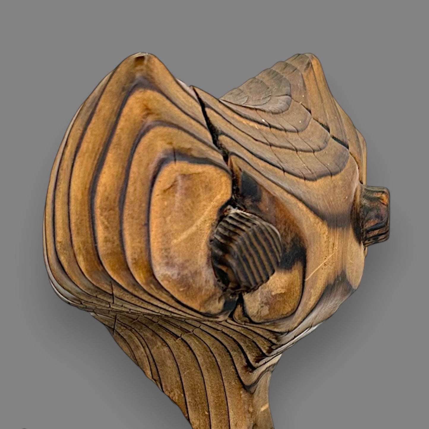 Vintage 1970’s Witco Cat – Abstract Mid-Century Cedar Sculpture