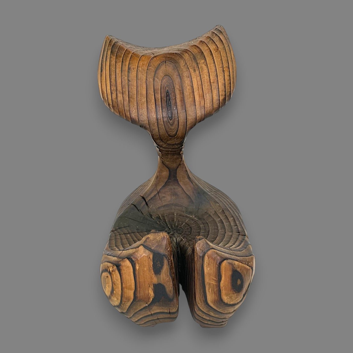 Vintage 1970’s Witco Cat – Abstract Mid-Century Cedar Sculpture