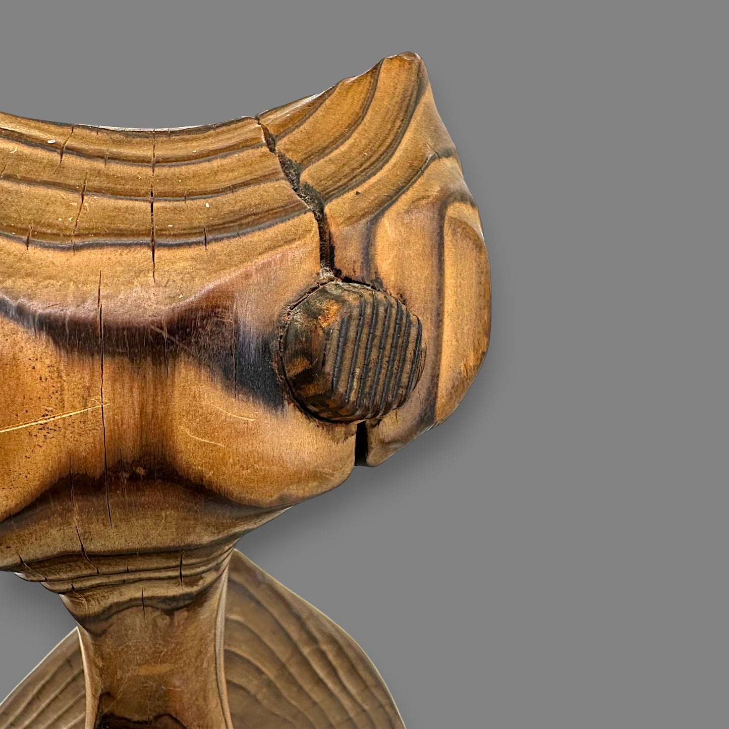 Vintage 1970’s Witco Cat – Abstract Mid-Century Cedar Sculpture