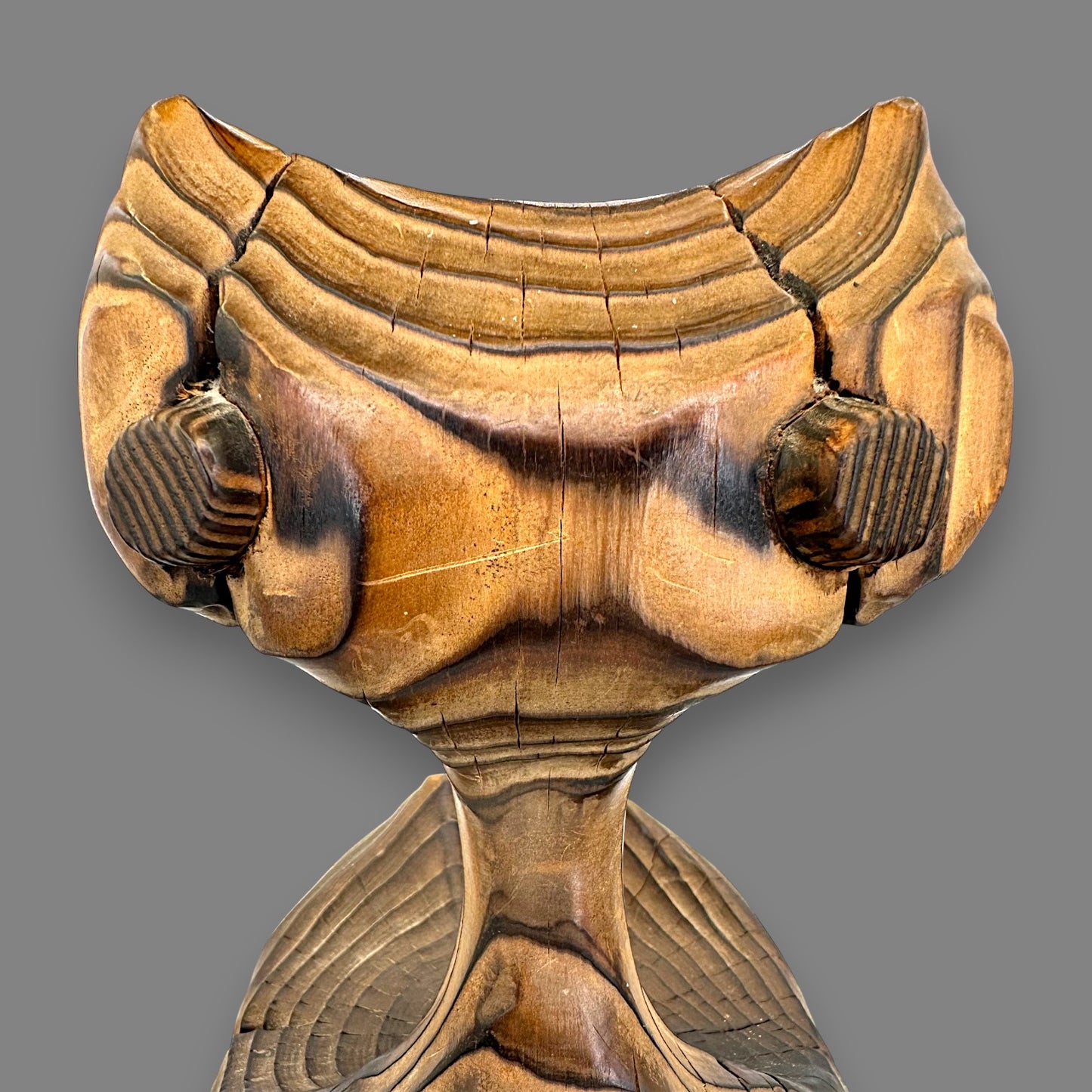 Vintage 1970’s Witco Cat – Abstract Mid-Century Cedar Sculpture