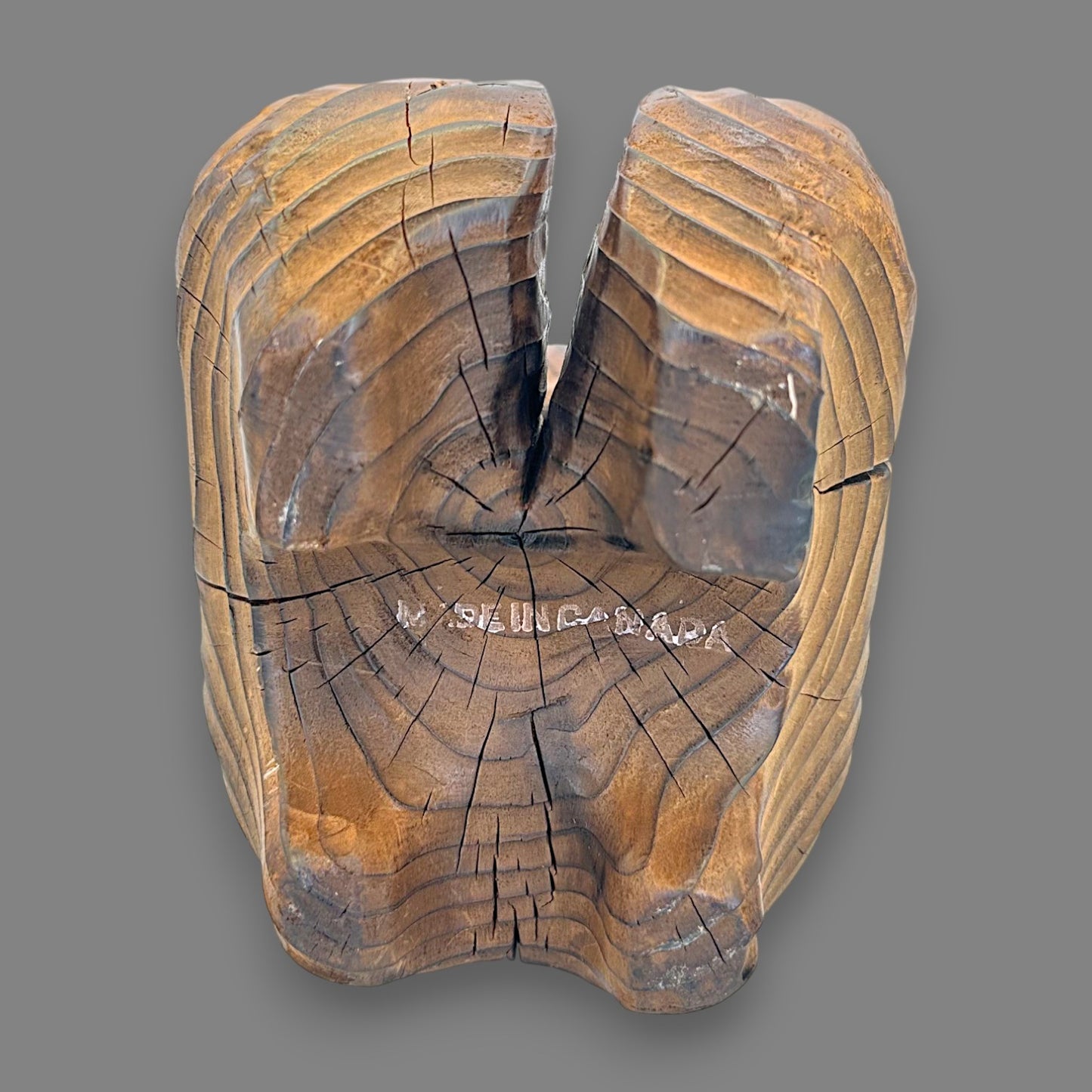 Vintage 1970’s Witco Cat – Abstract Mid-Century Cedar Sculpture