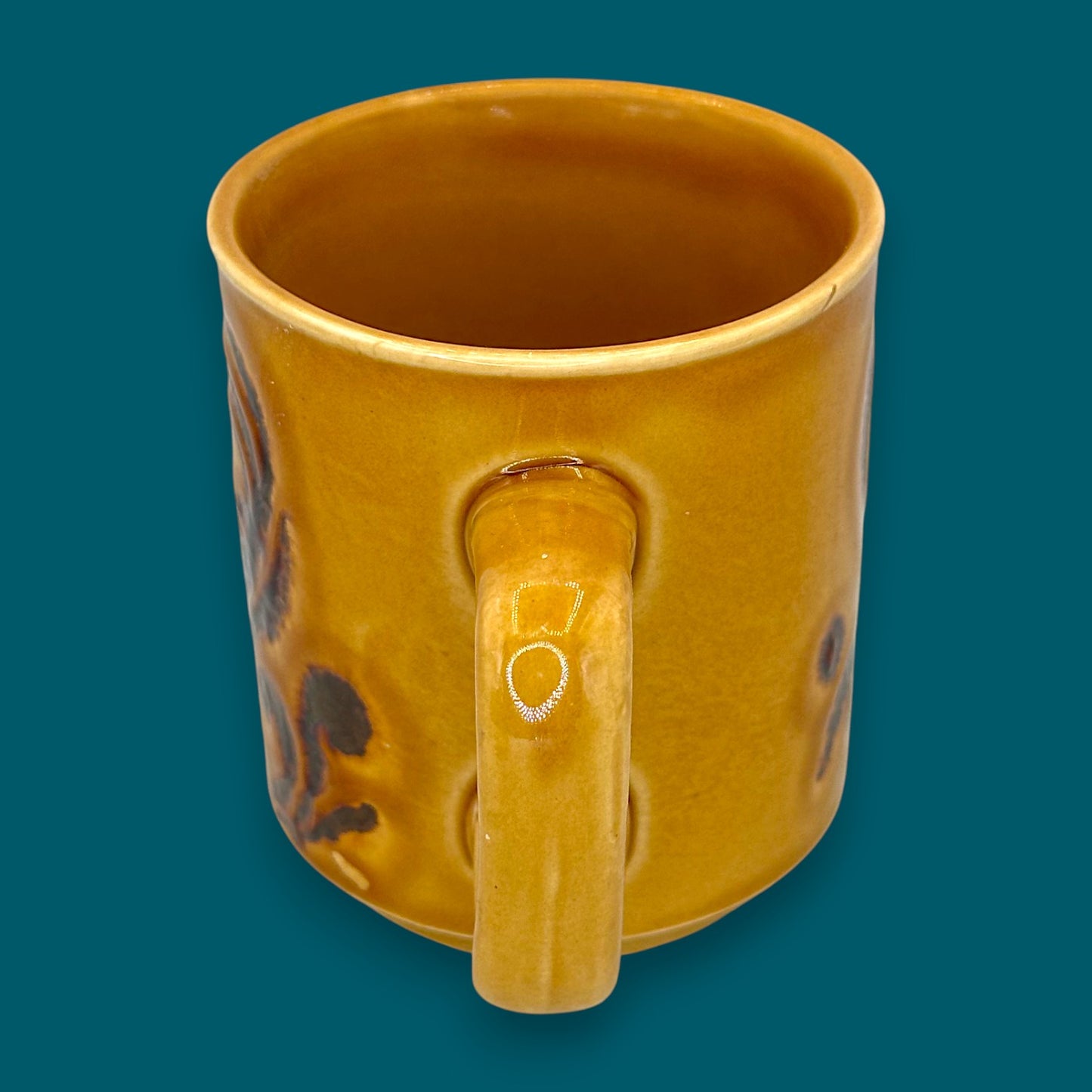 Vintage 1970’s Geometric Stoneware Mug - WP England Replacement Vintage Mug
