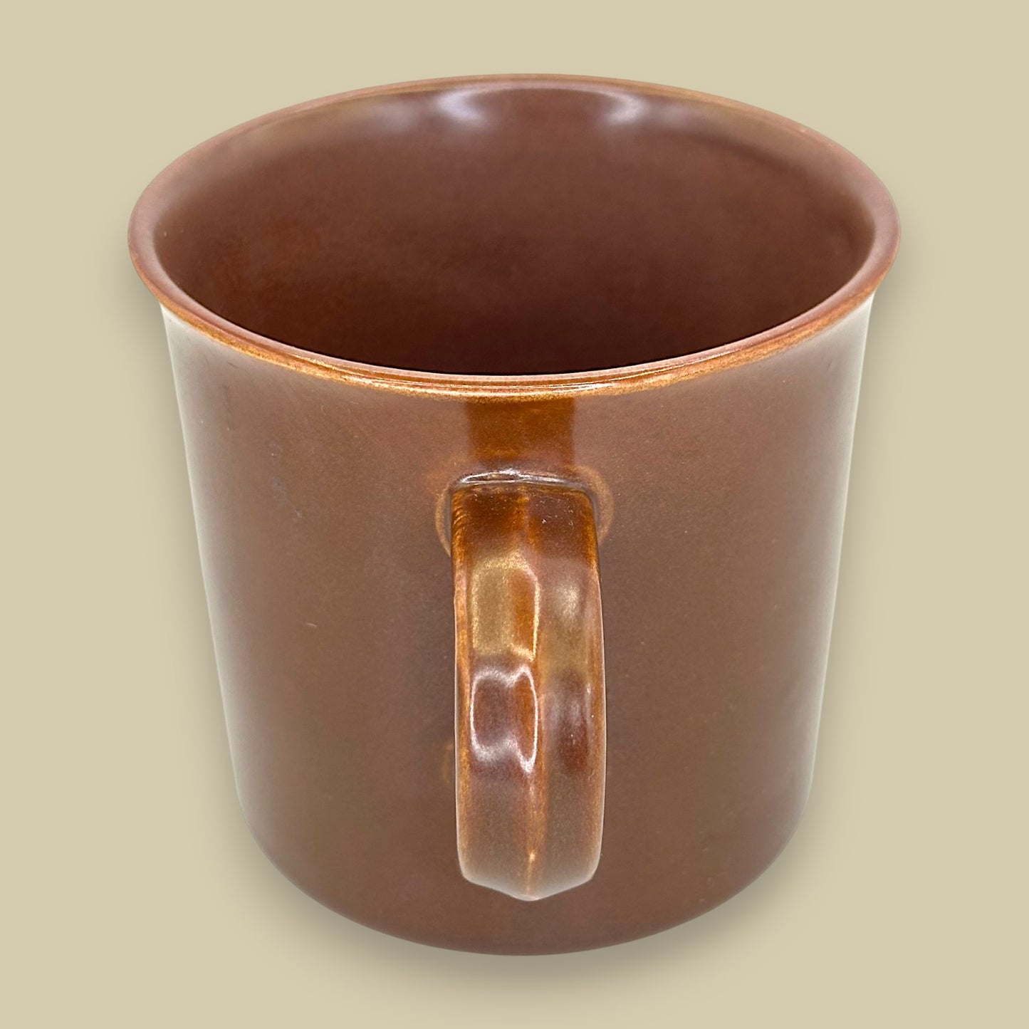 Saycrest Stoneware Cup & Saucer – Doral Brown (Made in Japan)