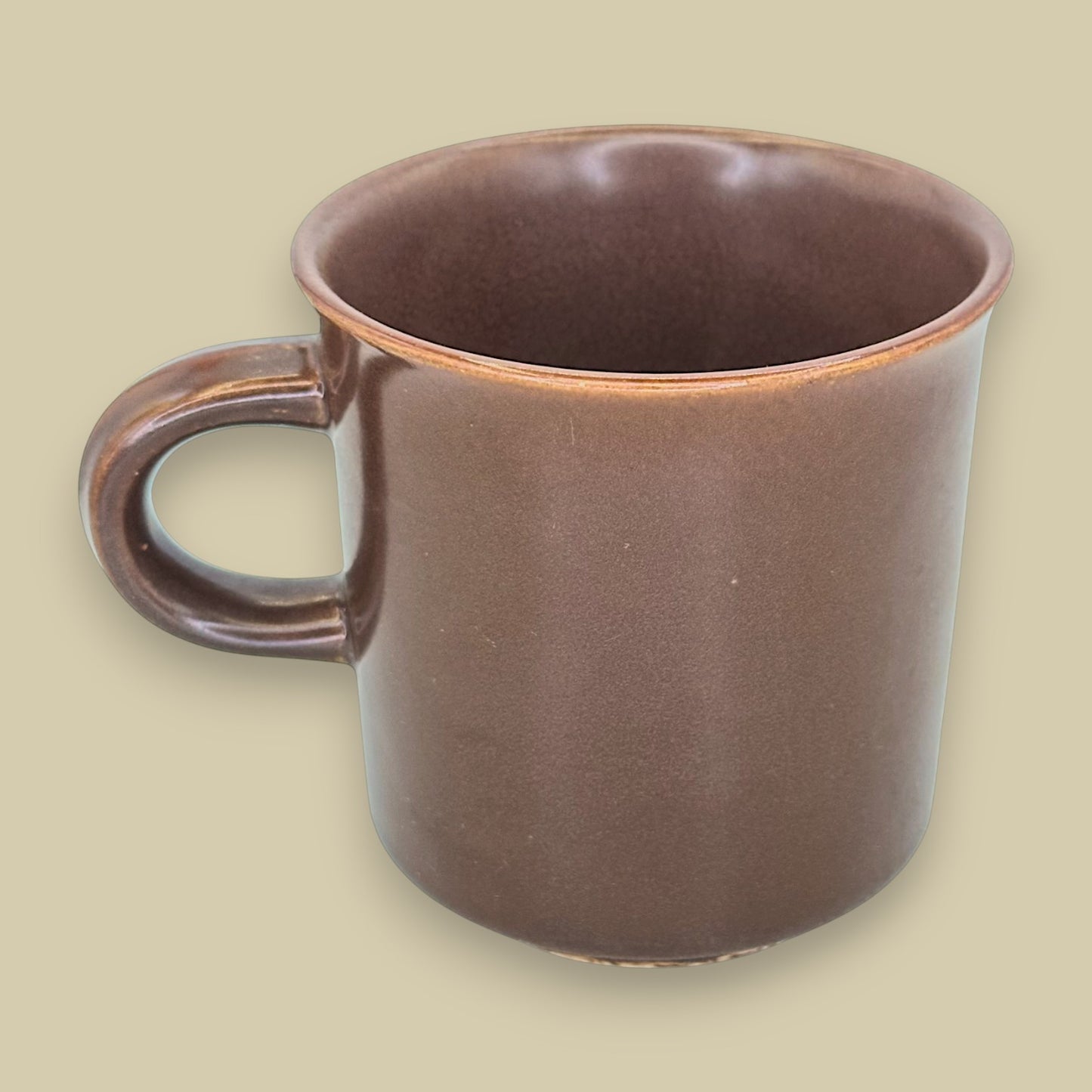 Saycrest Stoneware Cup & Saucer – Doral Brown (Made in Japan)