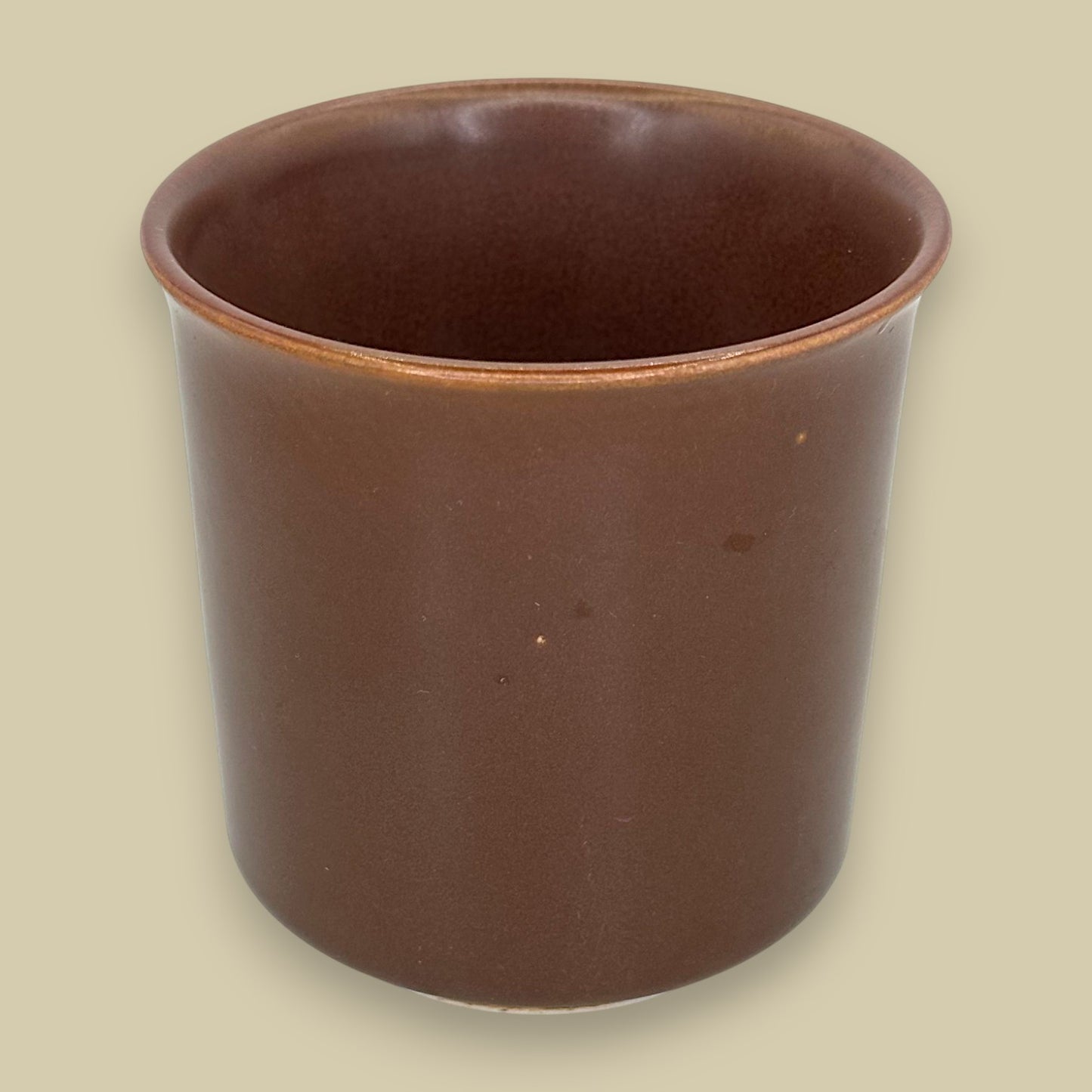 Saycrest Stoneware Cup & Saucer – Doral Brown (Made in Japan)