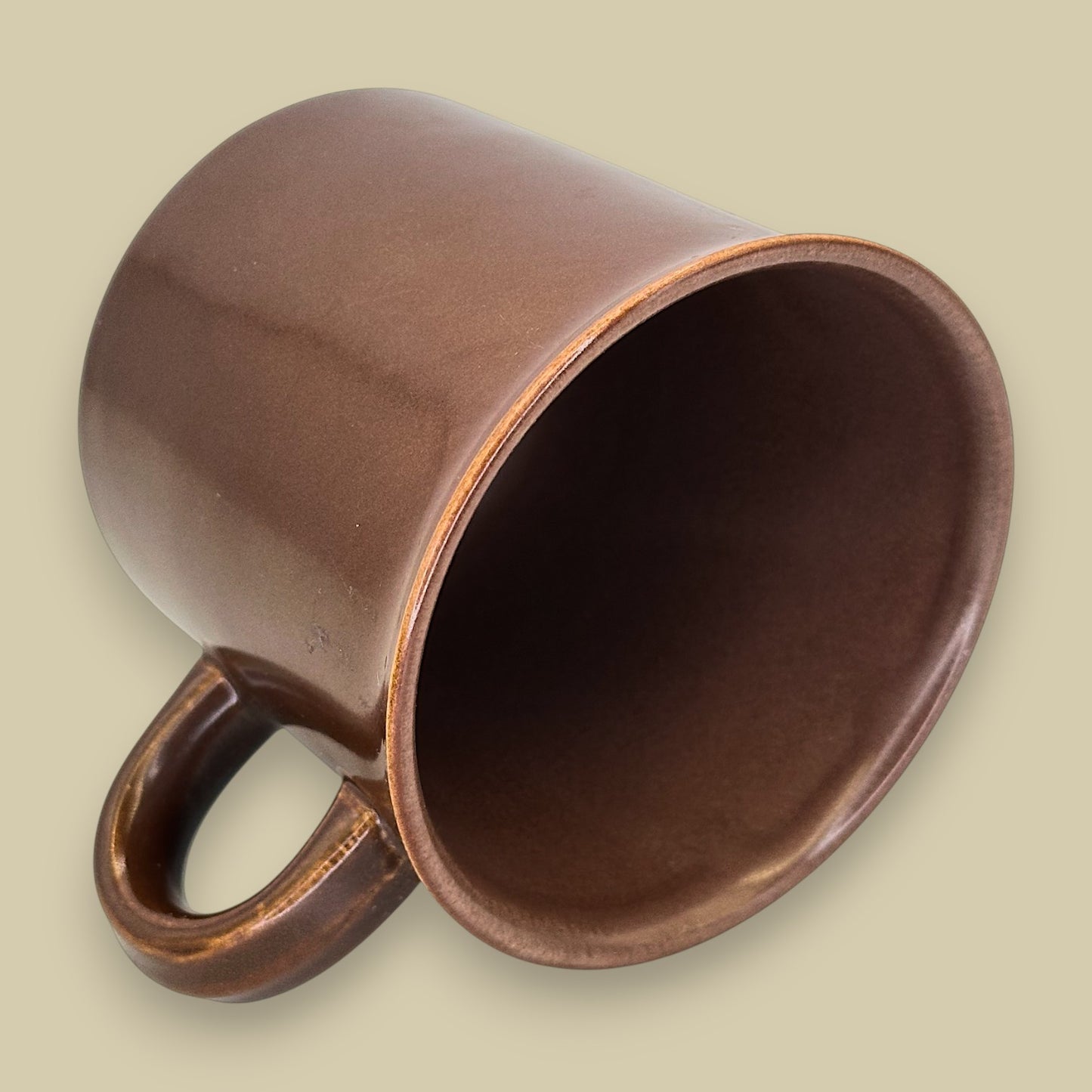 Saycrest Stoneware Cup & Saucer – Doral Brown (Made in Japan)