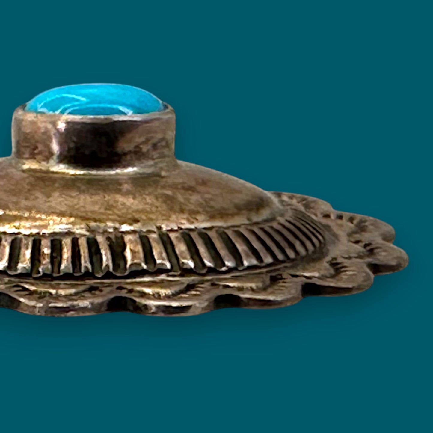 Vintage Navajo Style Turquoise + Sterling Silver Earrings – Southwestern Boho Jewelry