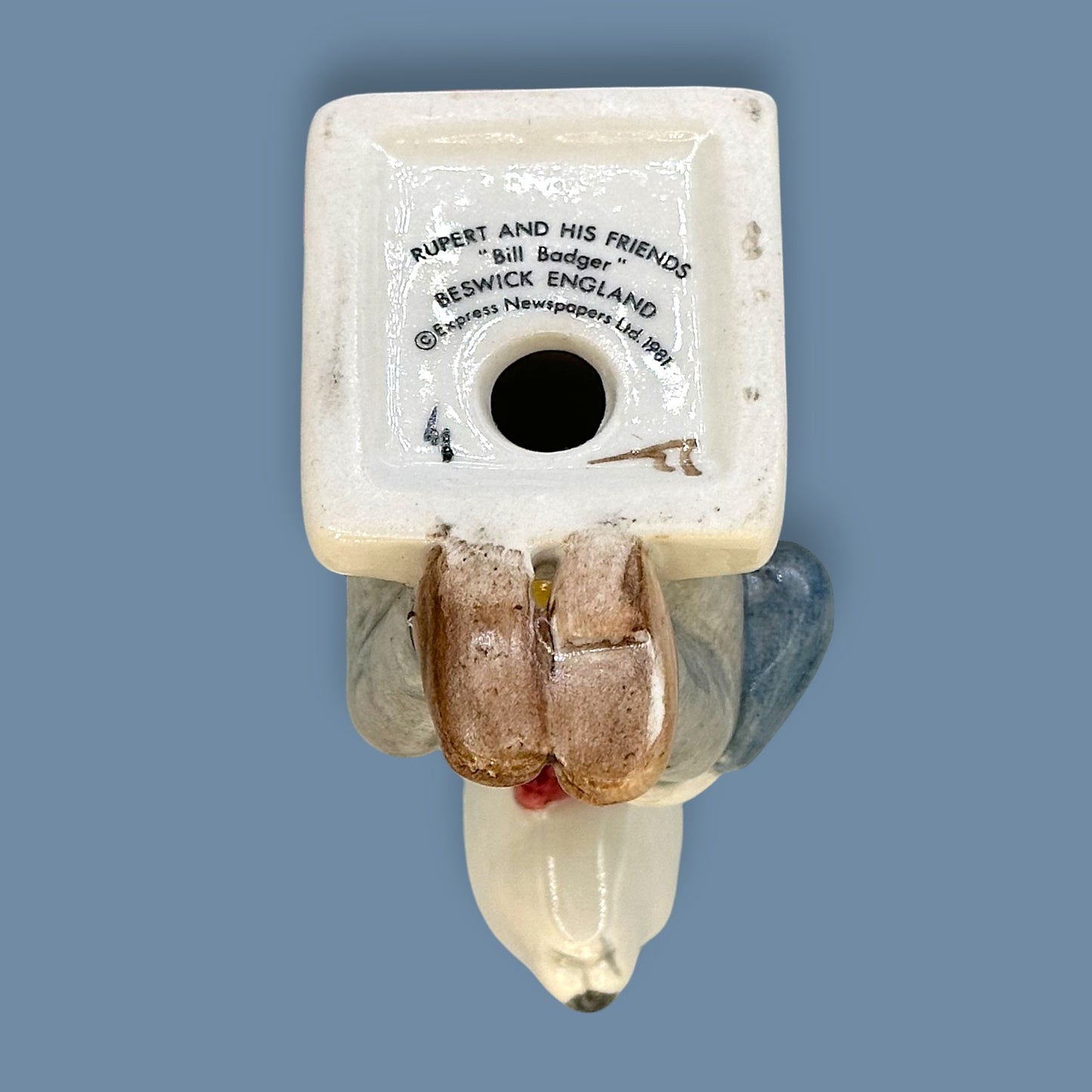 Bill Badger Figurine – Rupert and His Friends Collection (1981) Beswick England