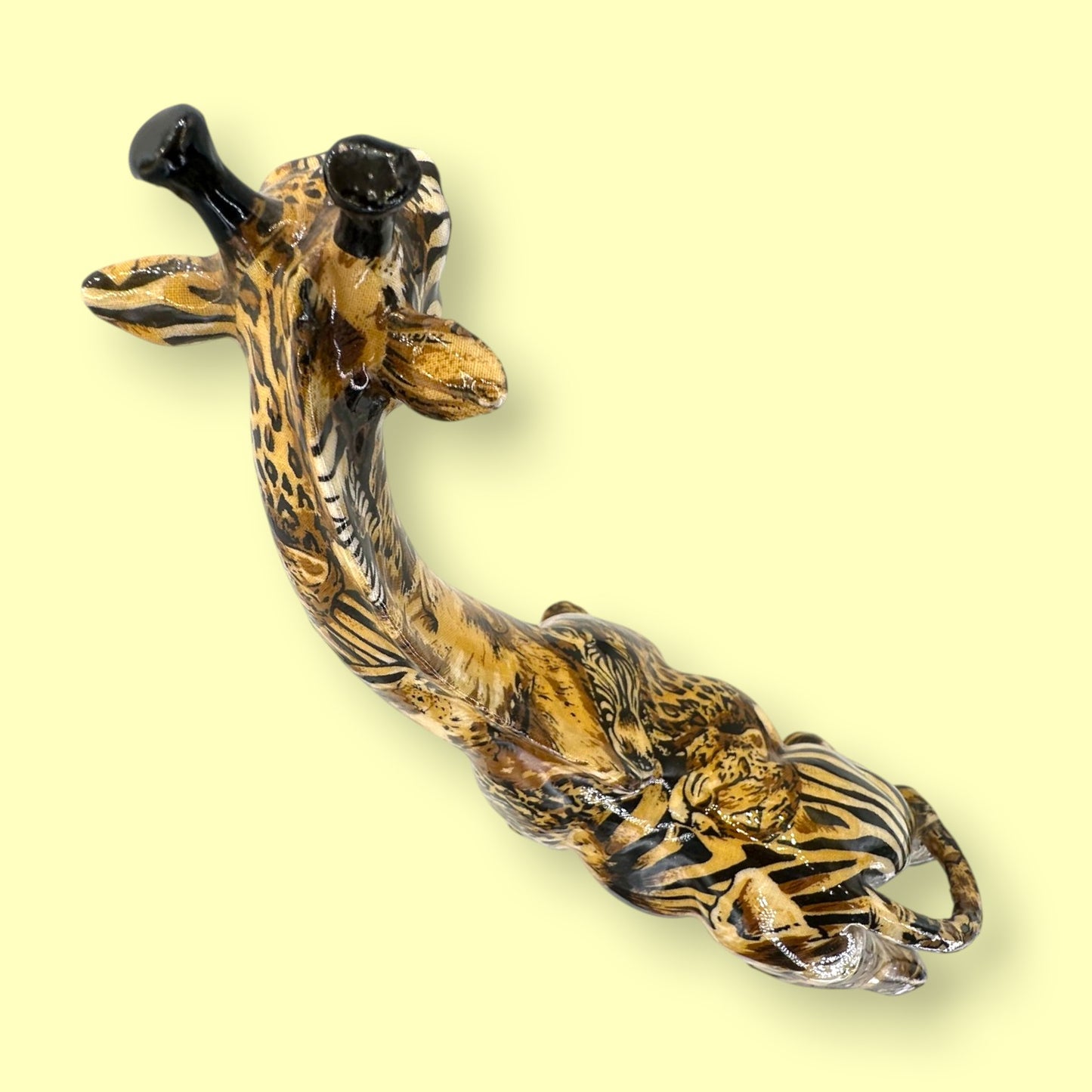 Vintage La Vie Wild Animal Print Giraffe Figurine Statue 🦒