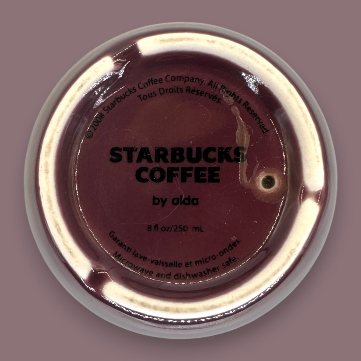 Starbucks Eggplant Purple Aida Double Wall Insulated Replacement Mug