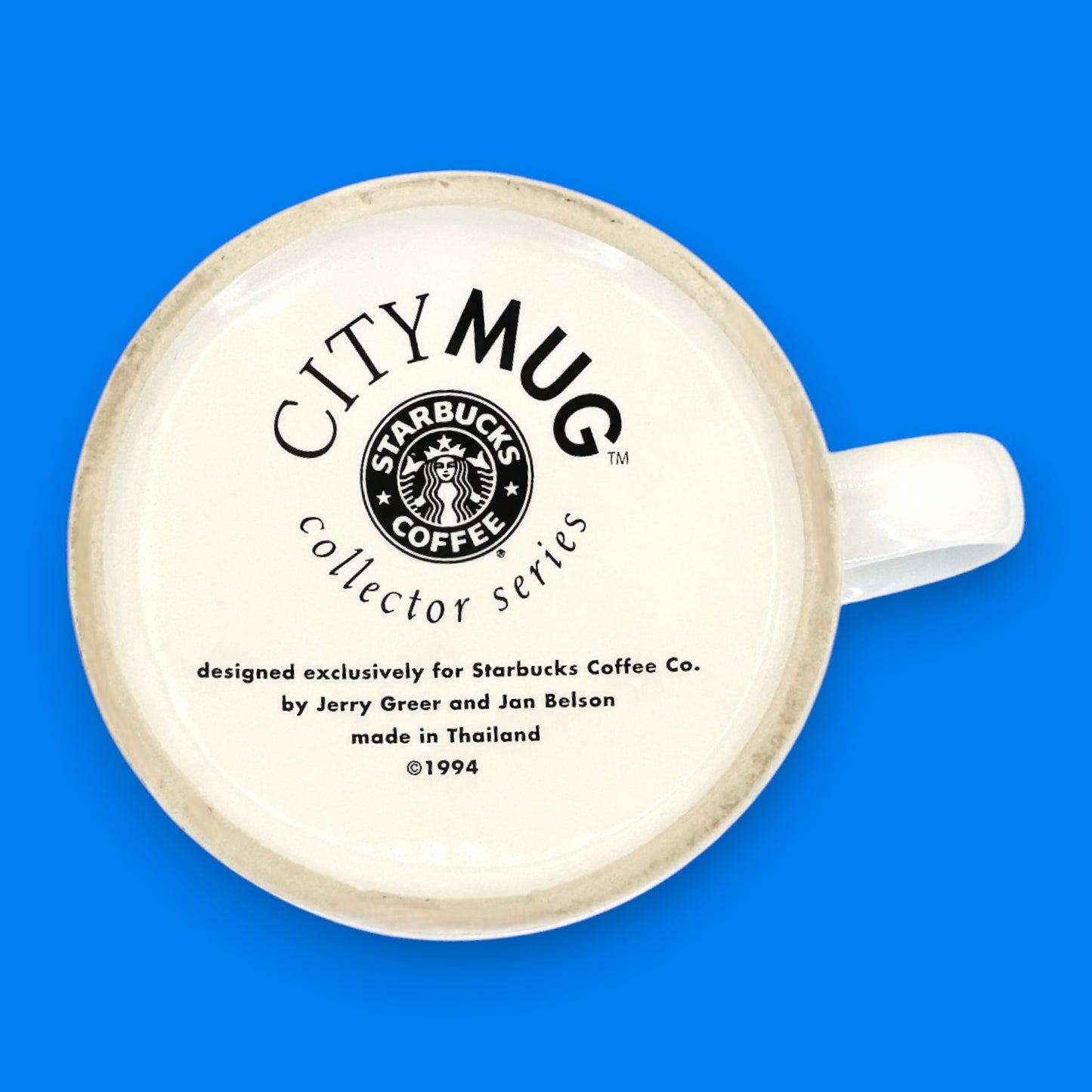 Starbucks 1994 Santa Monica City Mug Collector Series Replacement Mug - Vintage