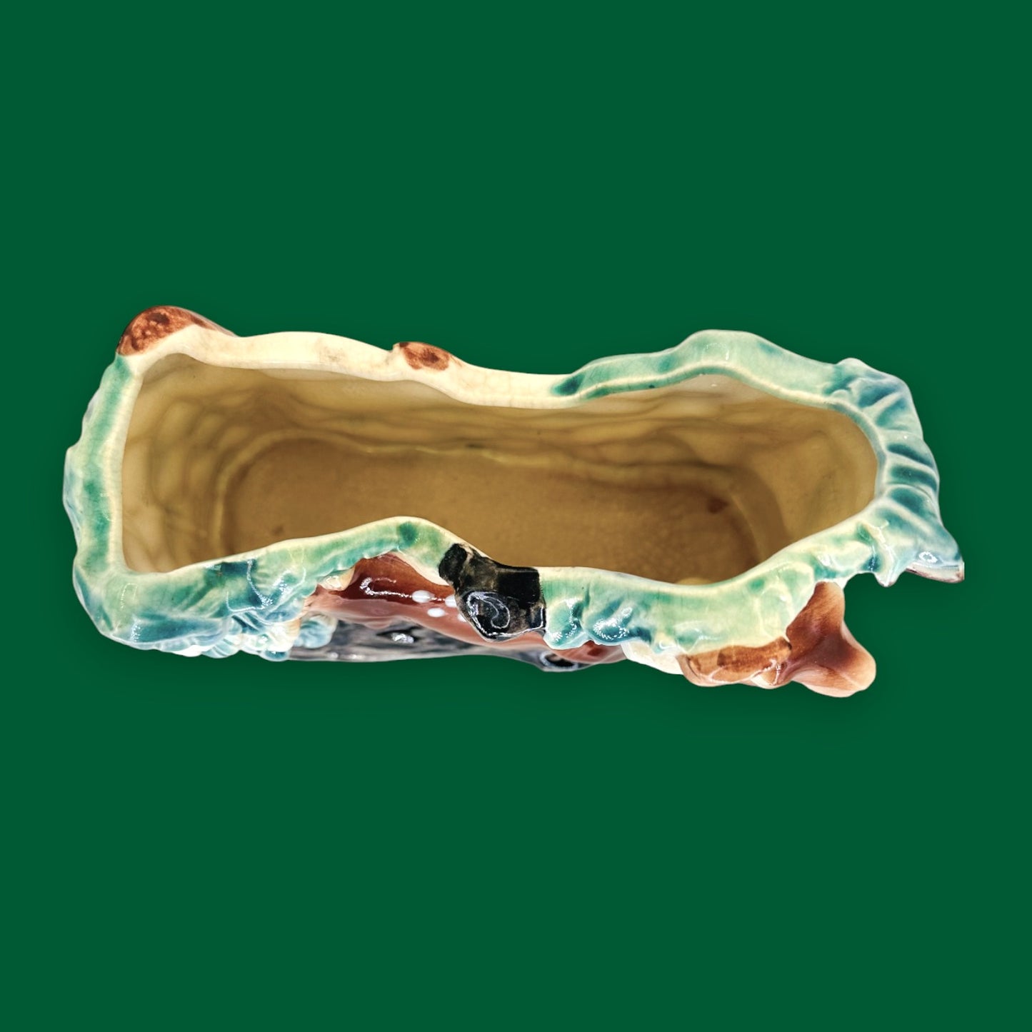 Vintage 1950/60’s Woodland Deer Scene Ceramic Vase by Shafford England