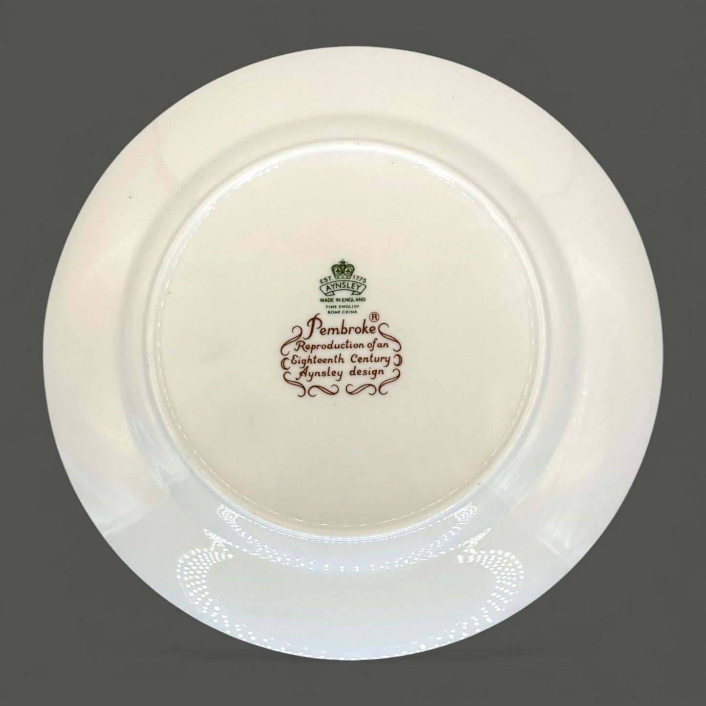 Vintage Aynsley Pembroke Bone China Plate 8 Inch Made in England