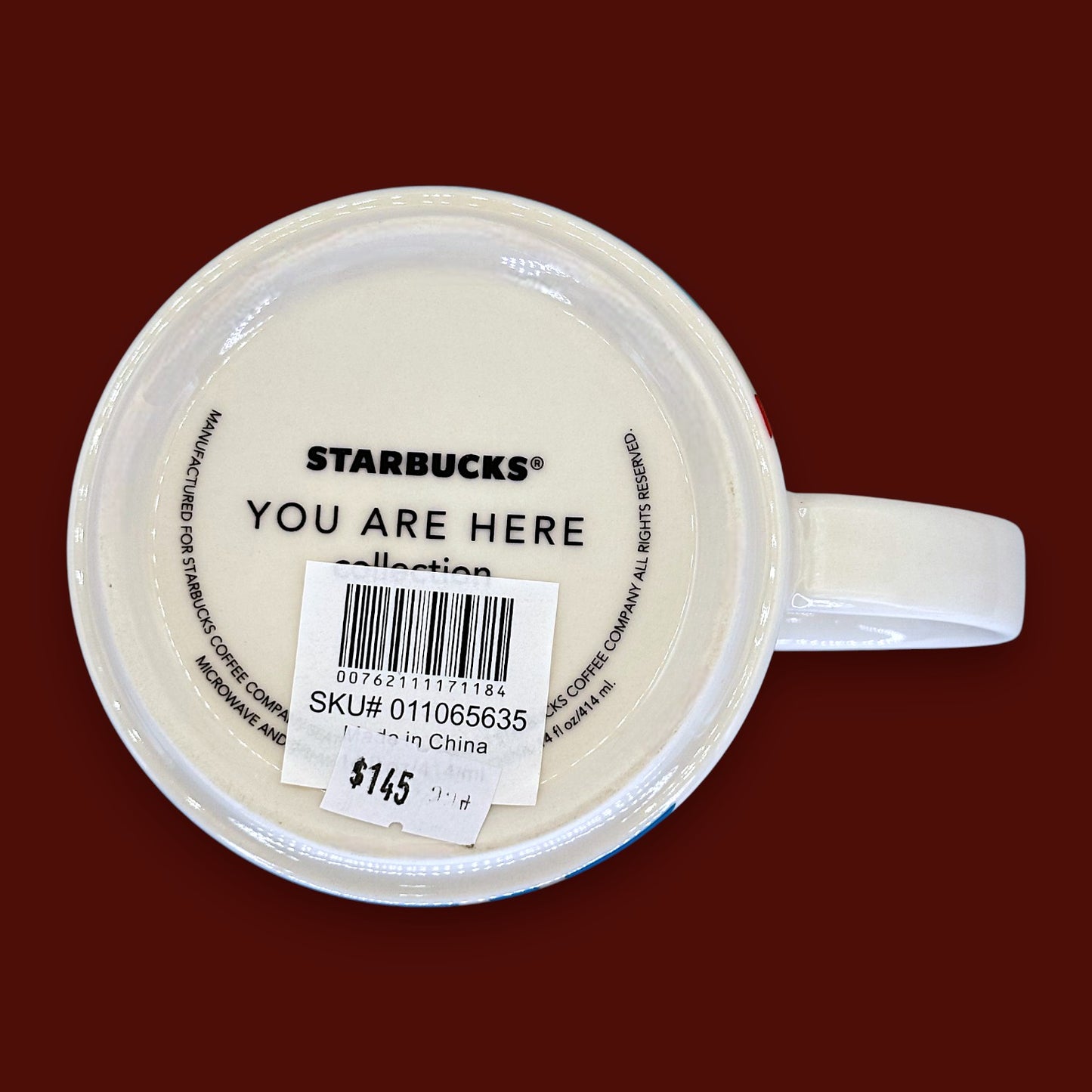 Starbucks Hong Kong "You Are Here Collection" Replacement Mug