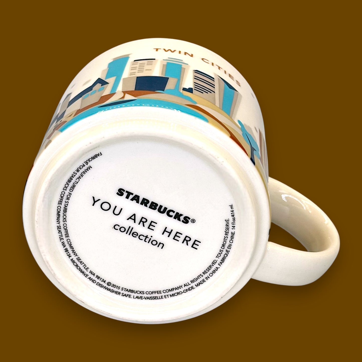 Starbucks Twin Cities You Are Here Collection Replacement Mug
