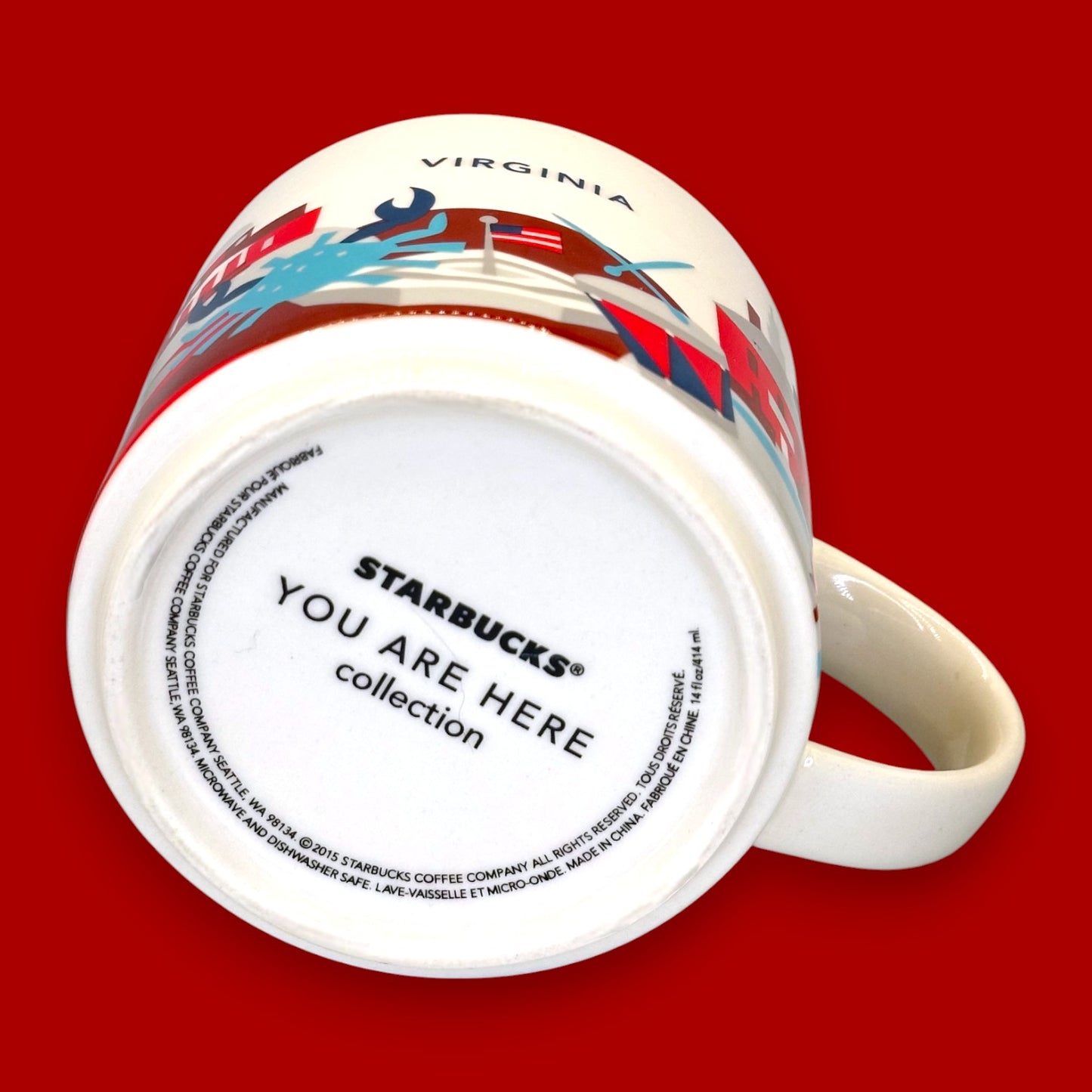Starbucks Virginia You Are Here Collection Ceramic Souvenir Replacement Mug