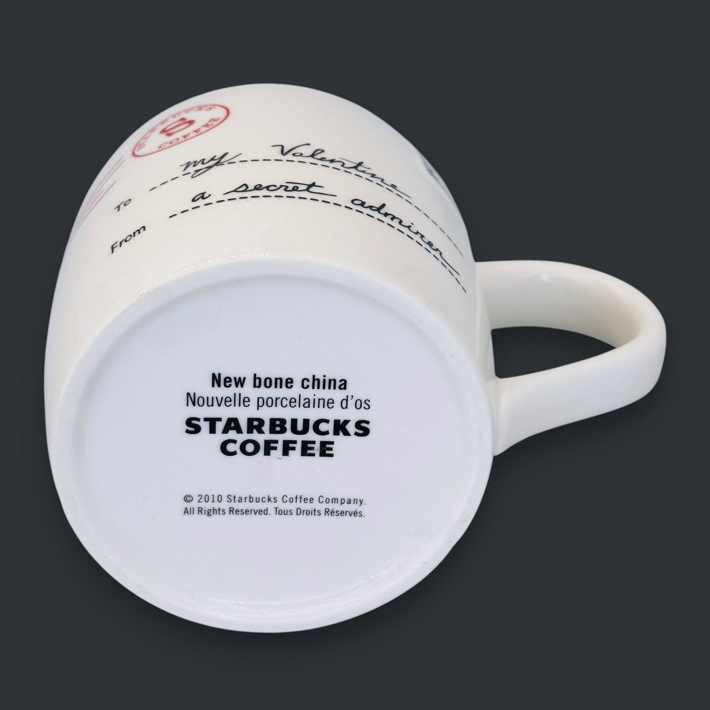 Starbucks 2010 Valentine's Day Secret Admirer - Replacement Mug
