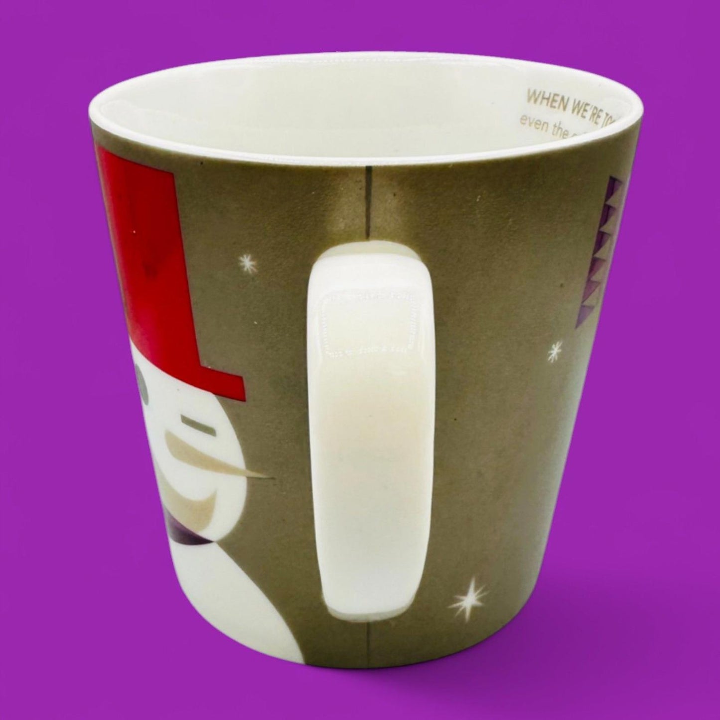 Starbucks Christmas 2011 Snowman Mug – "We Are All In This Together" – Seasonal Replacement Mug