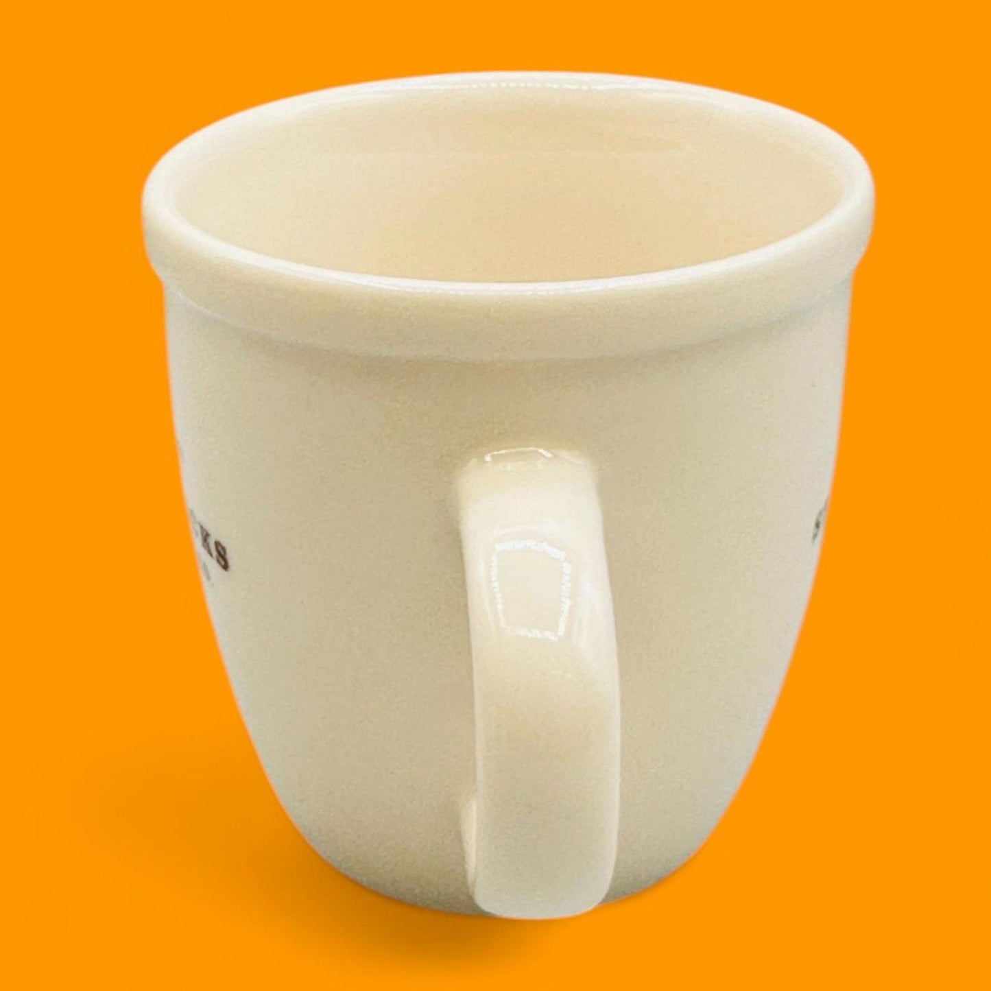 Starbucks Vintage 2006 Demitasse Cup / Mini Mug 3 oz – RARE Beige