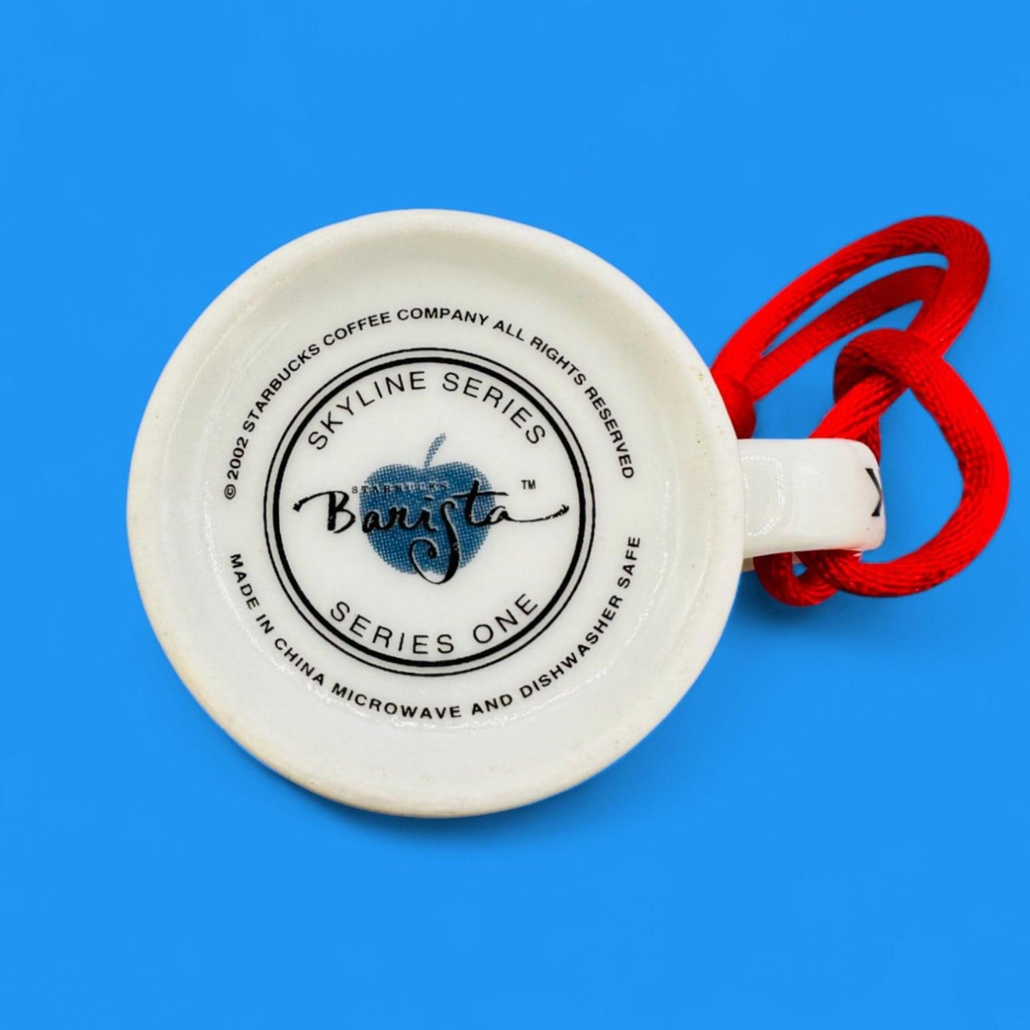 Starbucks Vintage 2002 Skyline Series New York Mini Coffee Mug Christmas Tree Ornament – Seasonal
