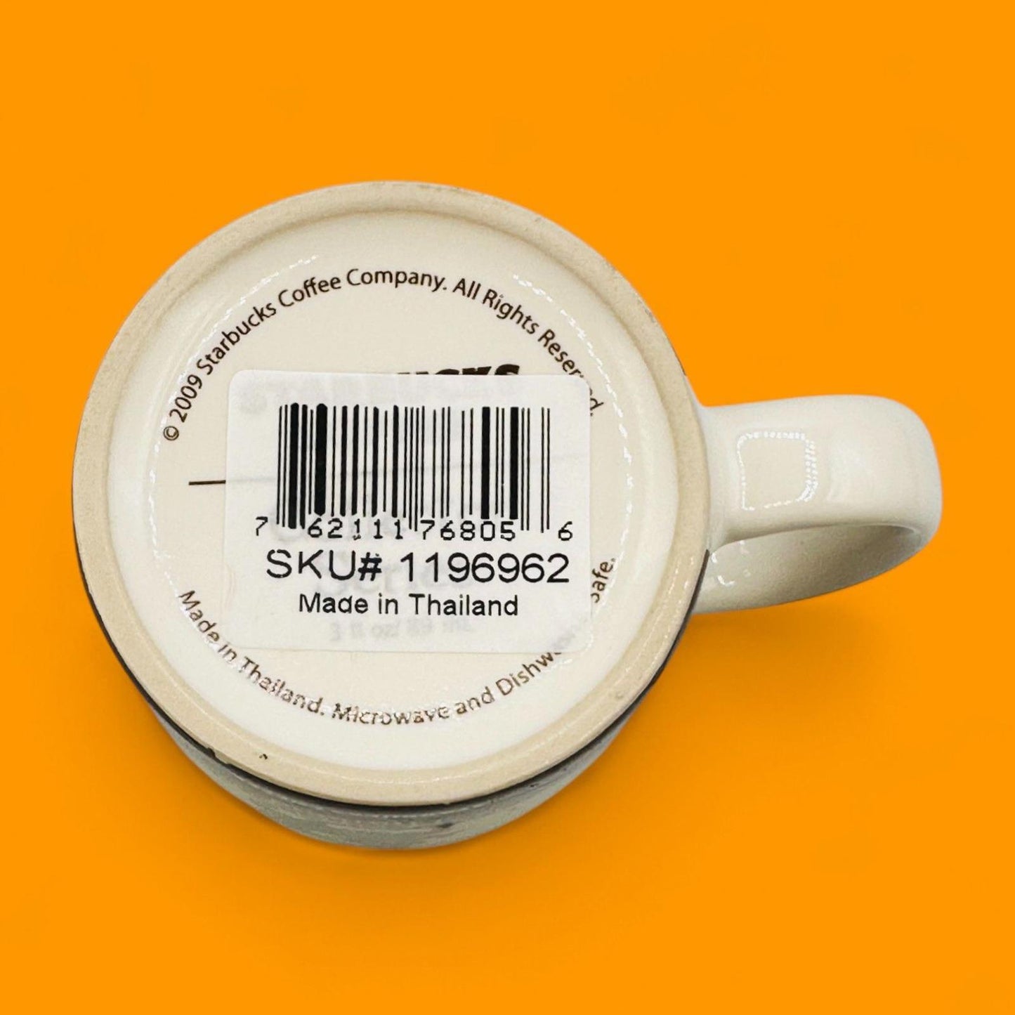 Starbucks Vintage 2014 Thailand Demitasse Cup Mini Collection – 3 oz – Replacement Mug