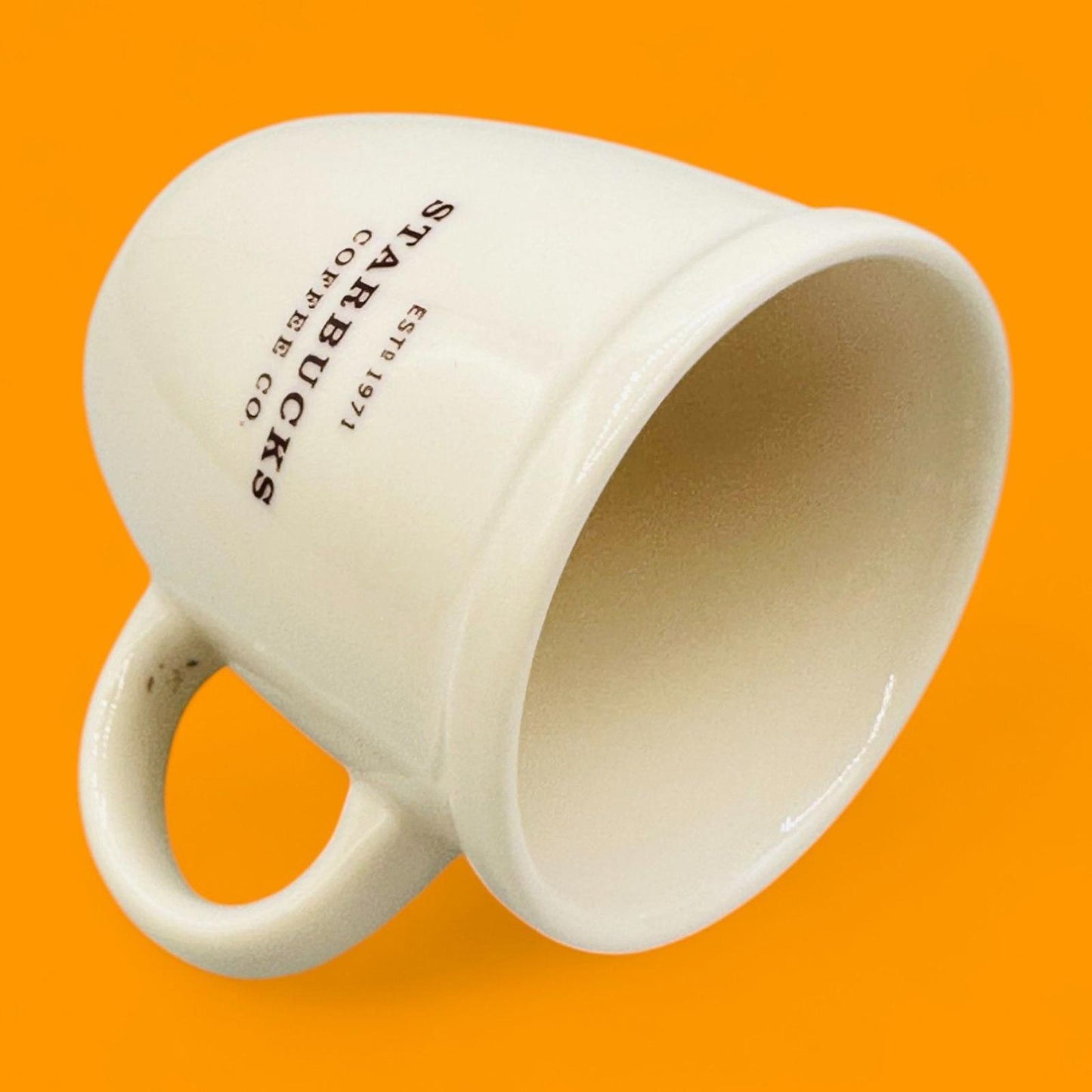 Starbucks Vintage 2006 Demitasse Cup / Mini Mug 3 oz – RARE Beige