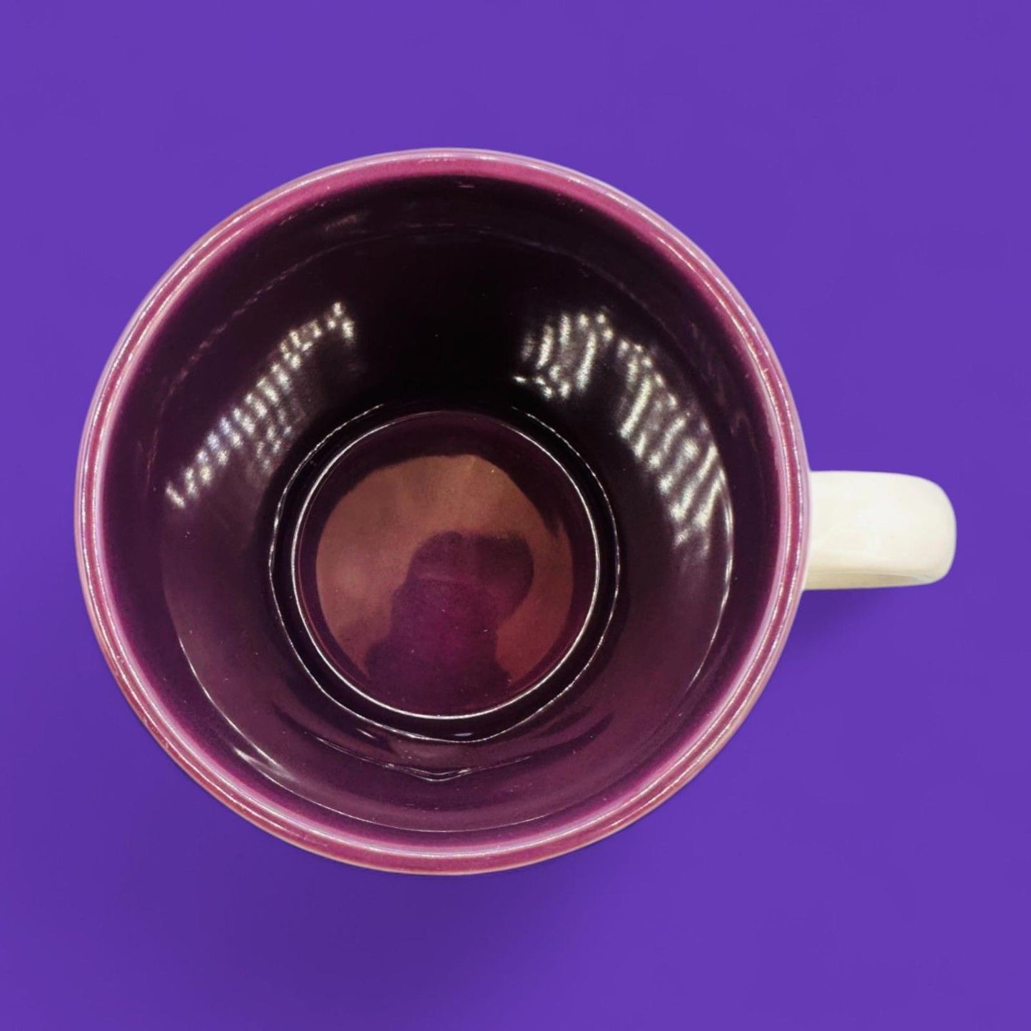 Starbucks Holiday 2006 Mug Purple Embossed Star – Christmas Seasonal – Replacement Mug