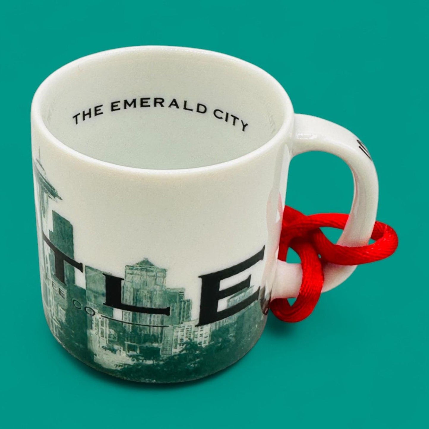 Starbucks Vintage Seattle Skyline Series Barista Christmas Tree Ornament – Seasonal