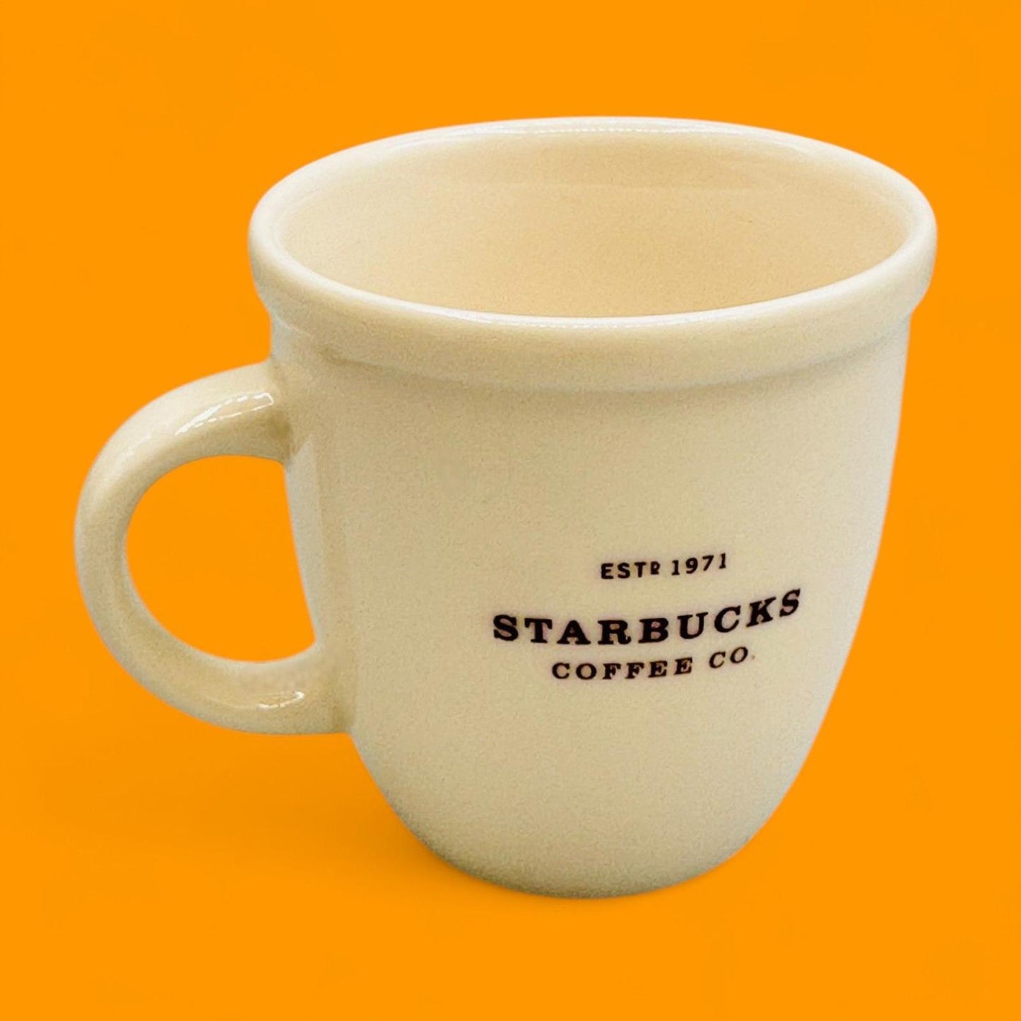 Starbucks Vintage 2006 Demitasse Cup / Mini Mug 3 oz – RARE Beige