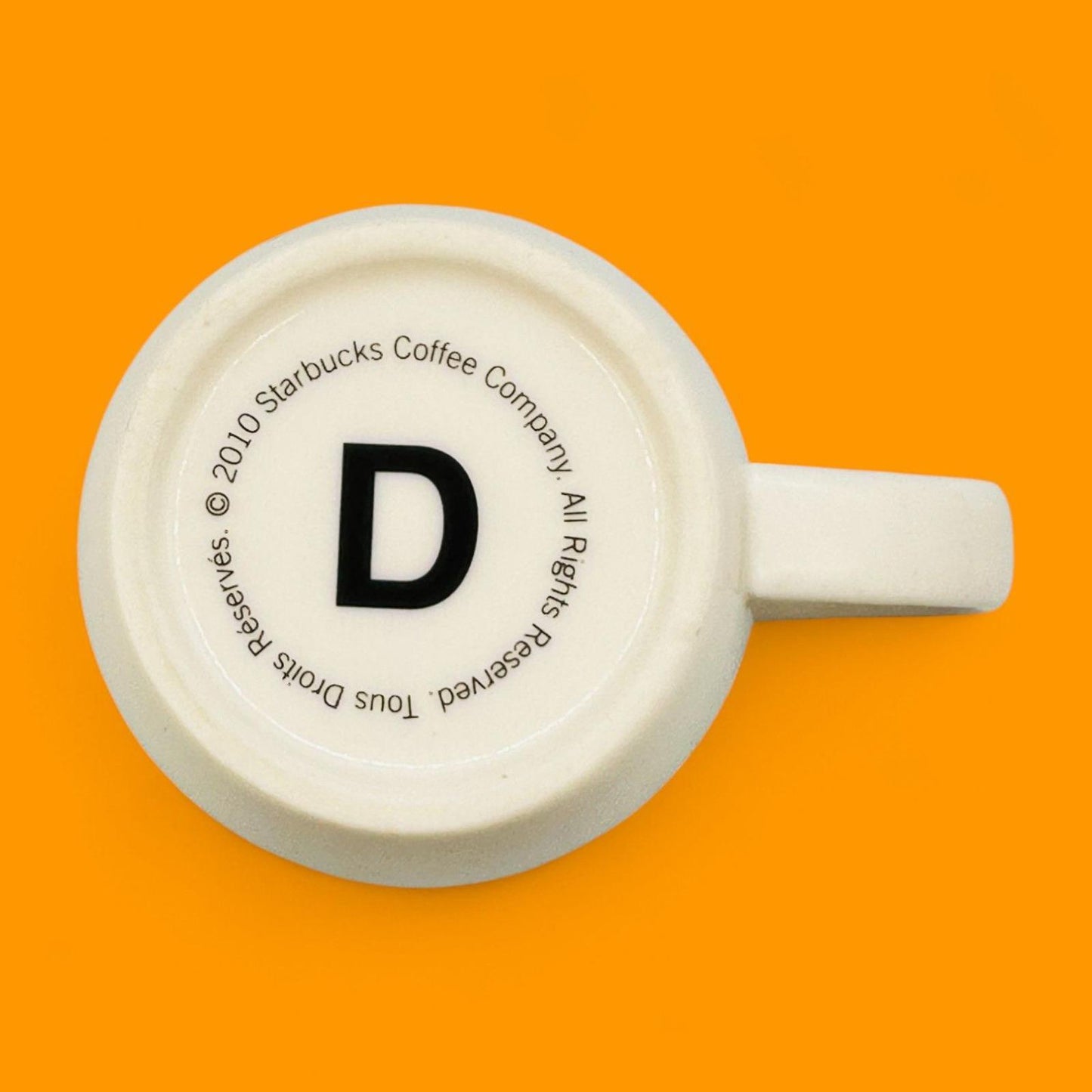Starbucks Coffee 2010 White Espresso Cup / Demitasse Mug 3 fl oz – Replacement Mug