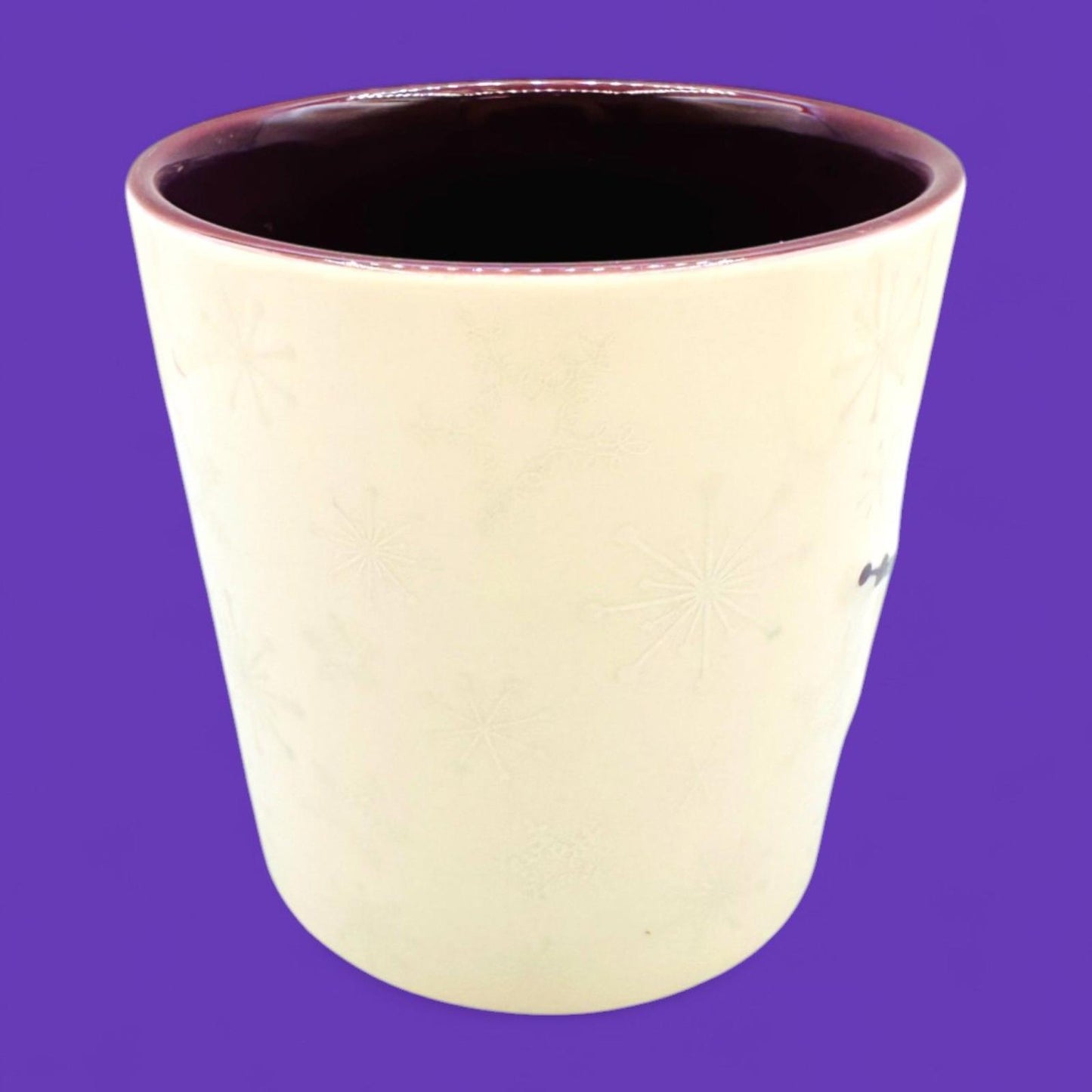 Starbucks Holiday 2006 Mug Purple Embossed Star – Christmas Seasonal – Replacement Mug